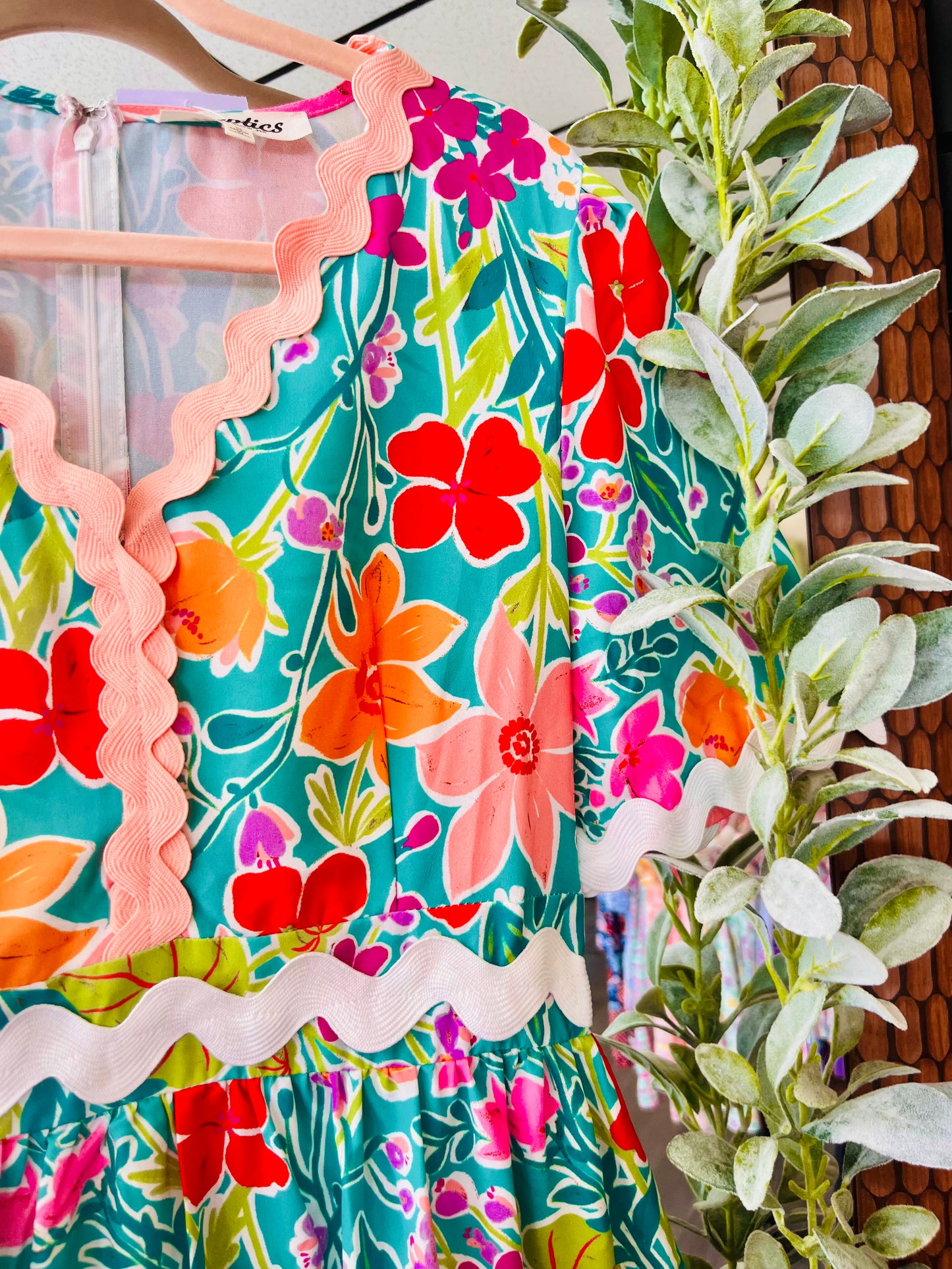 Floral Tiered Babydoll Dress