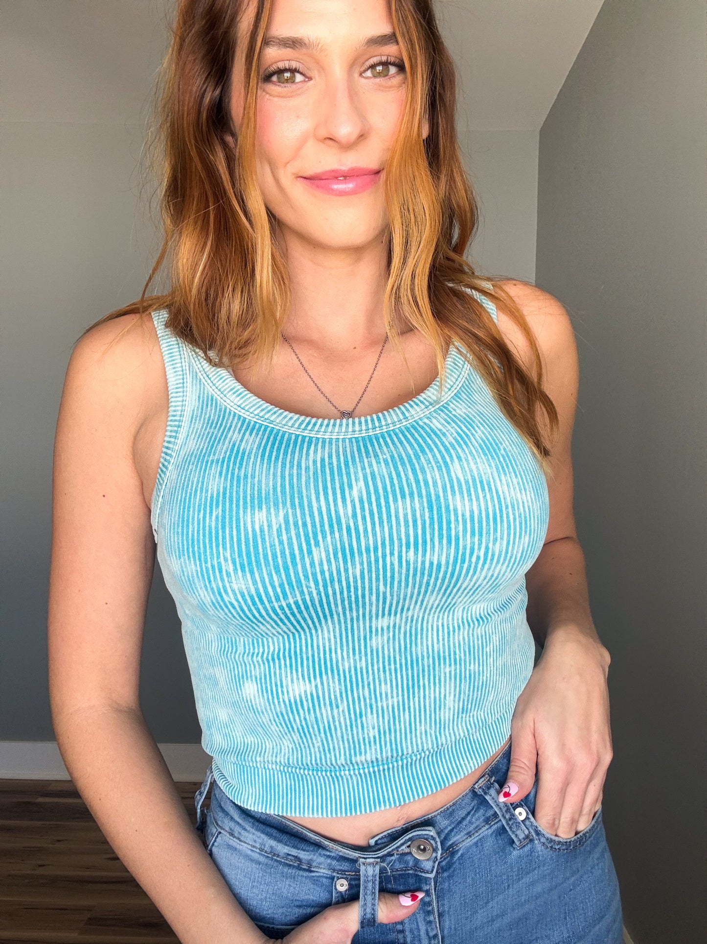 Ribbed Seamless Tank