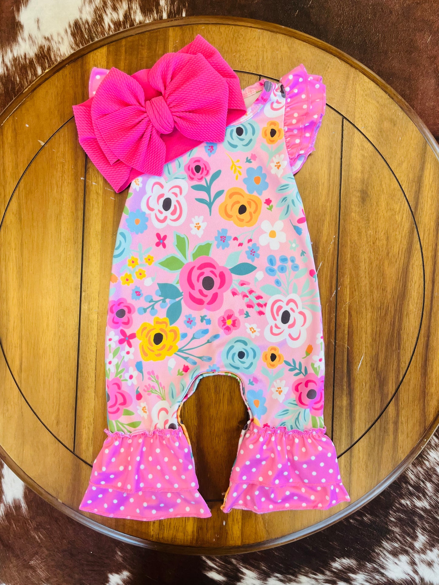 Vivid Blossoms Romper