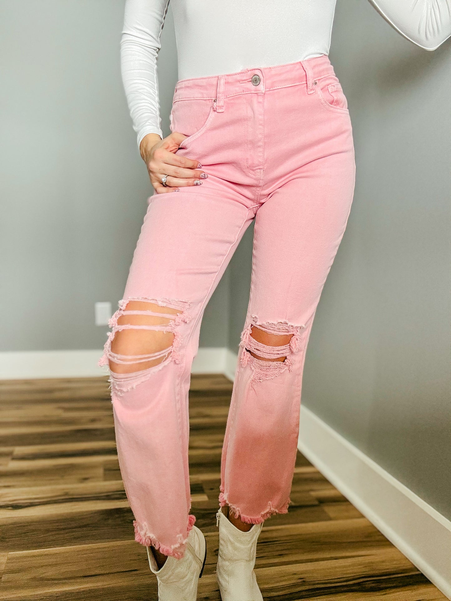 Berry Blush Jeans