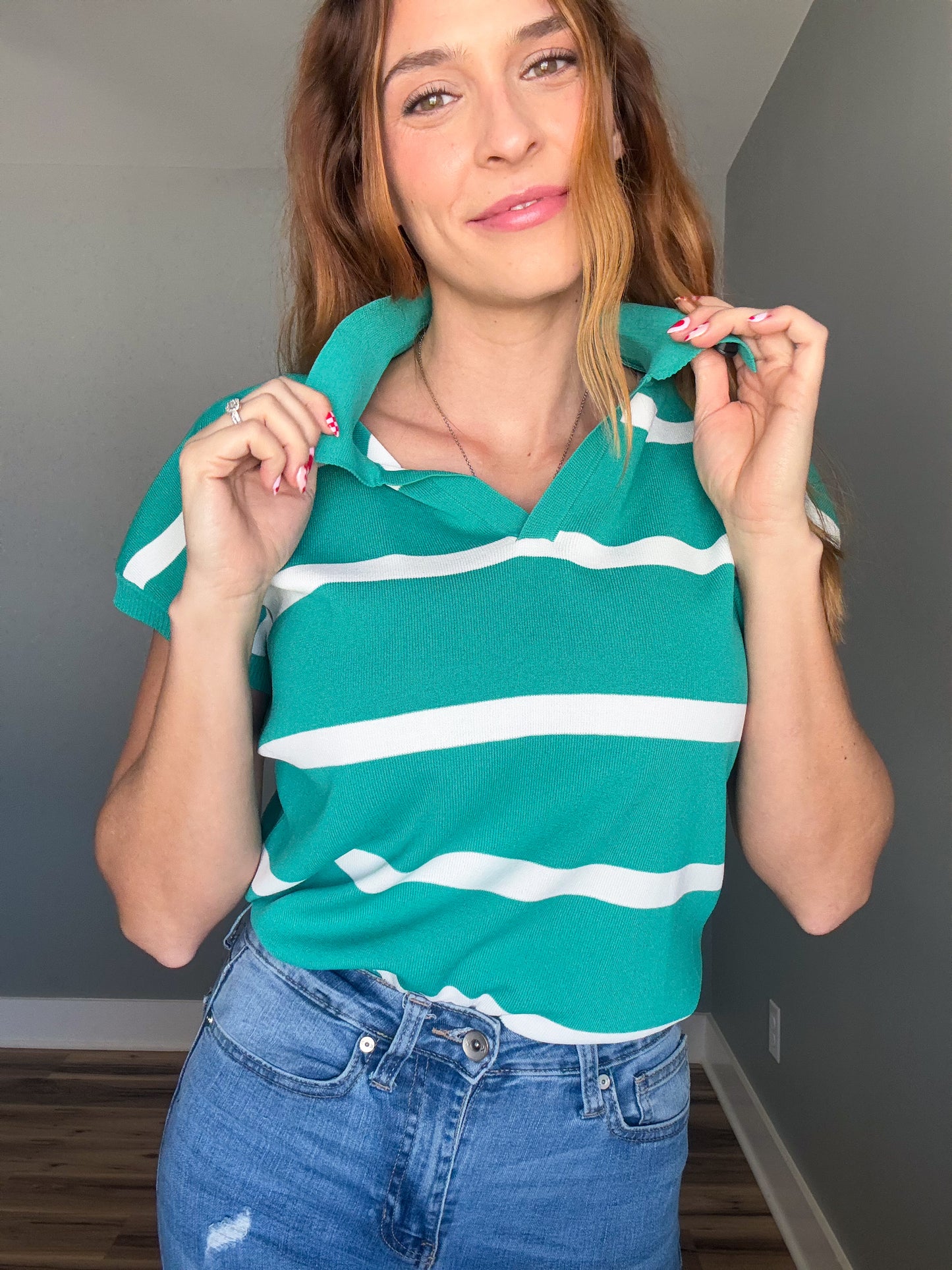Breezy Stripe Pullover
