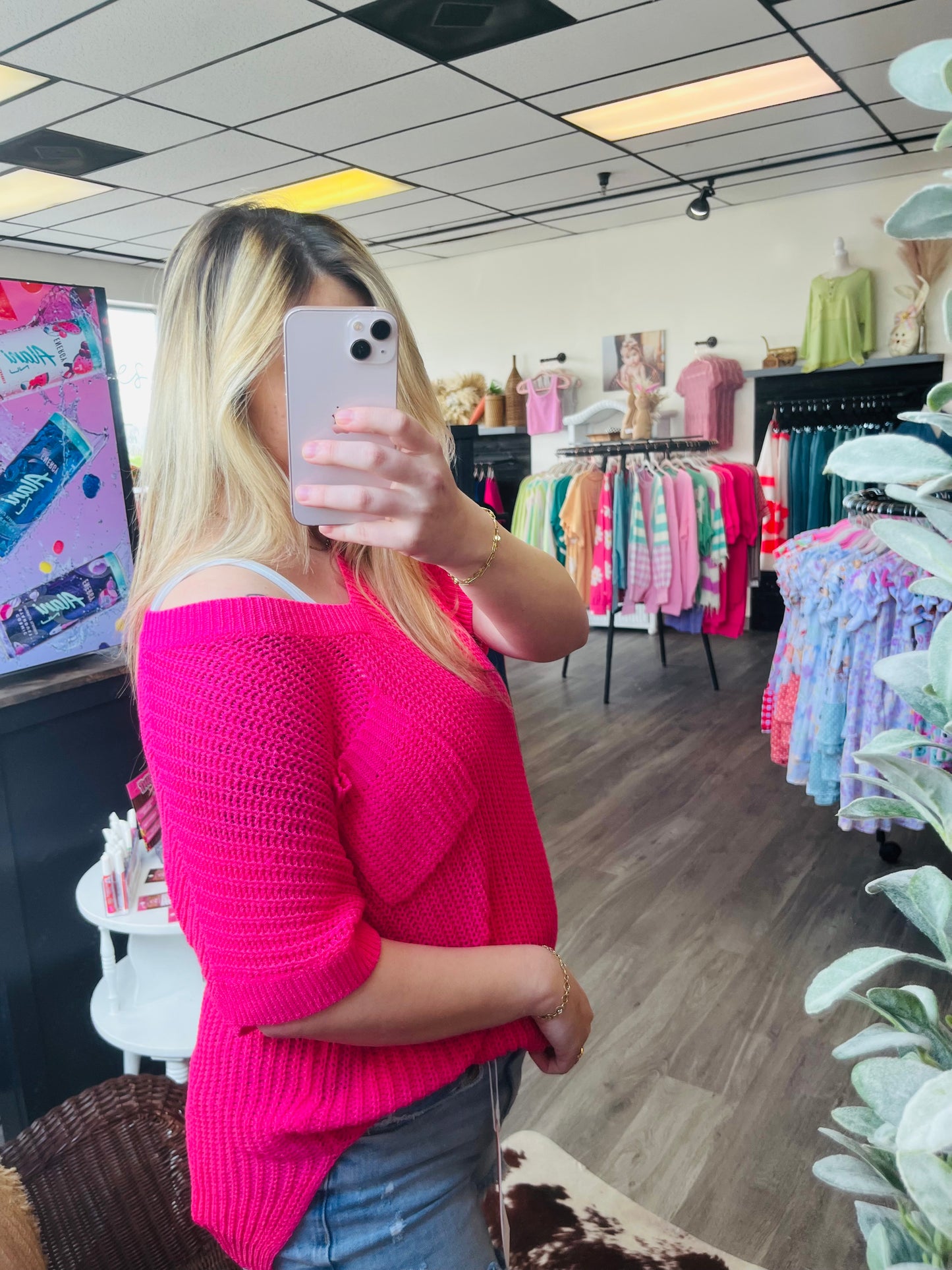 Pink Glow Cozy Top