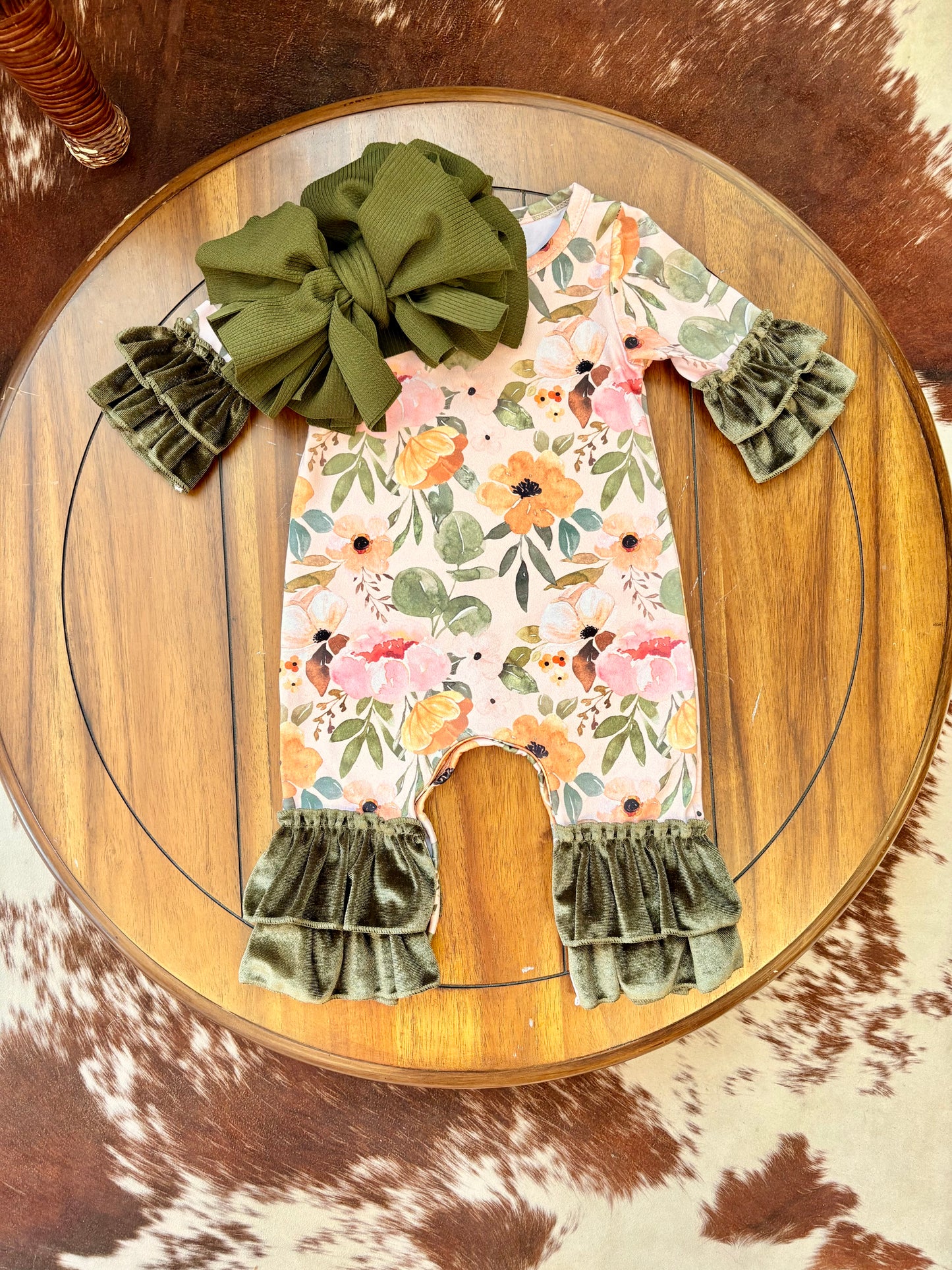 Wispy Blooms Romper