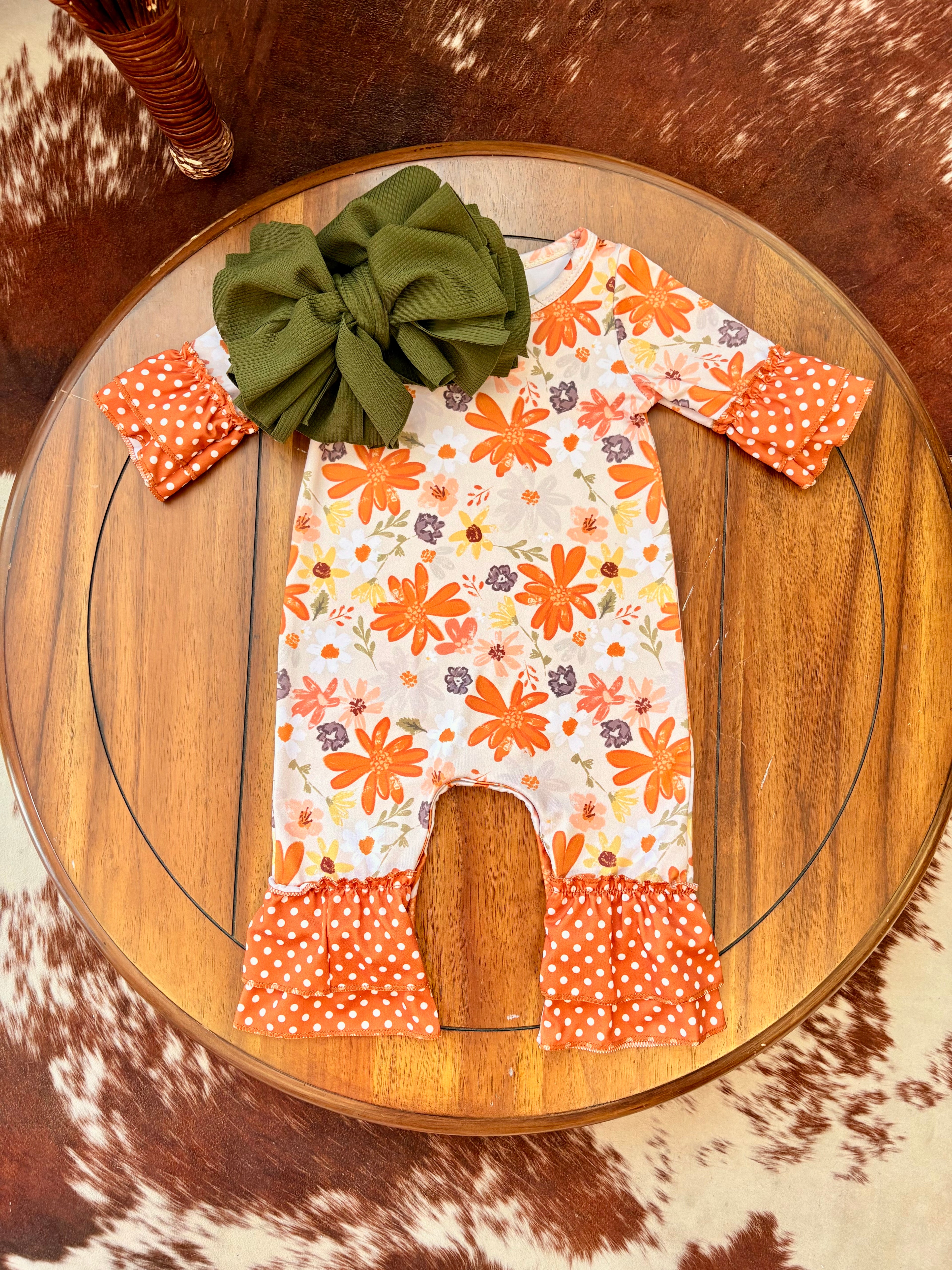 Sienna Blooms Baby Romper