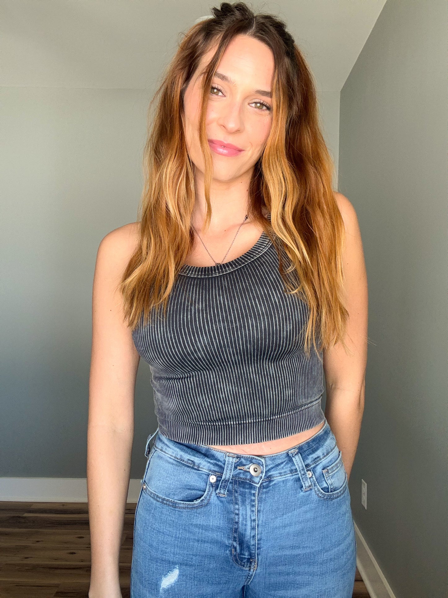 Ribbed Seamless Tank