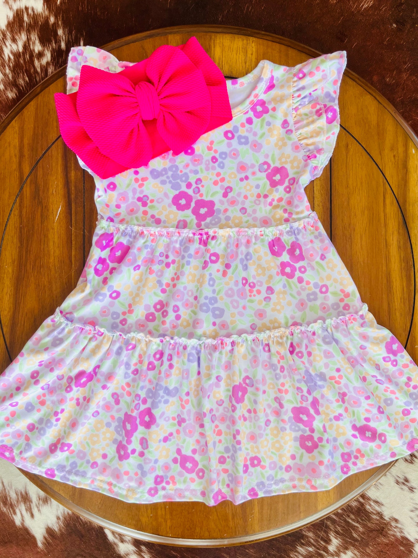 Bubblegum Floret Girls Dress