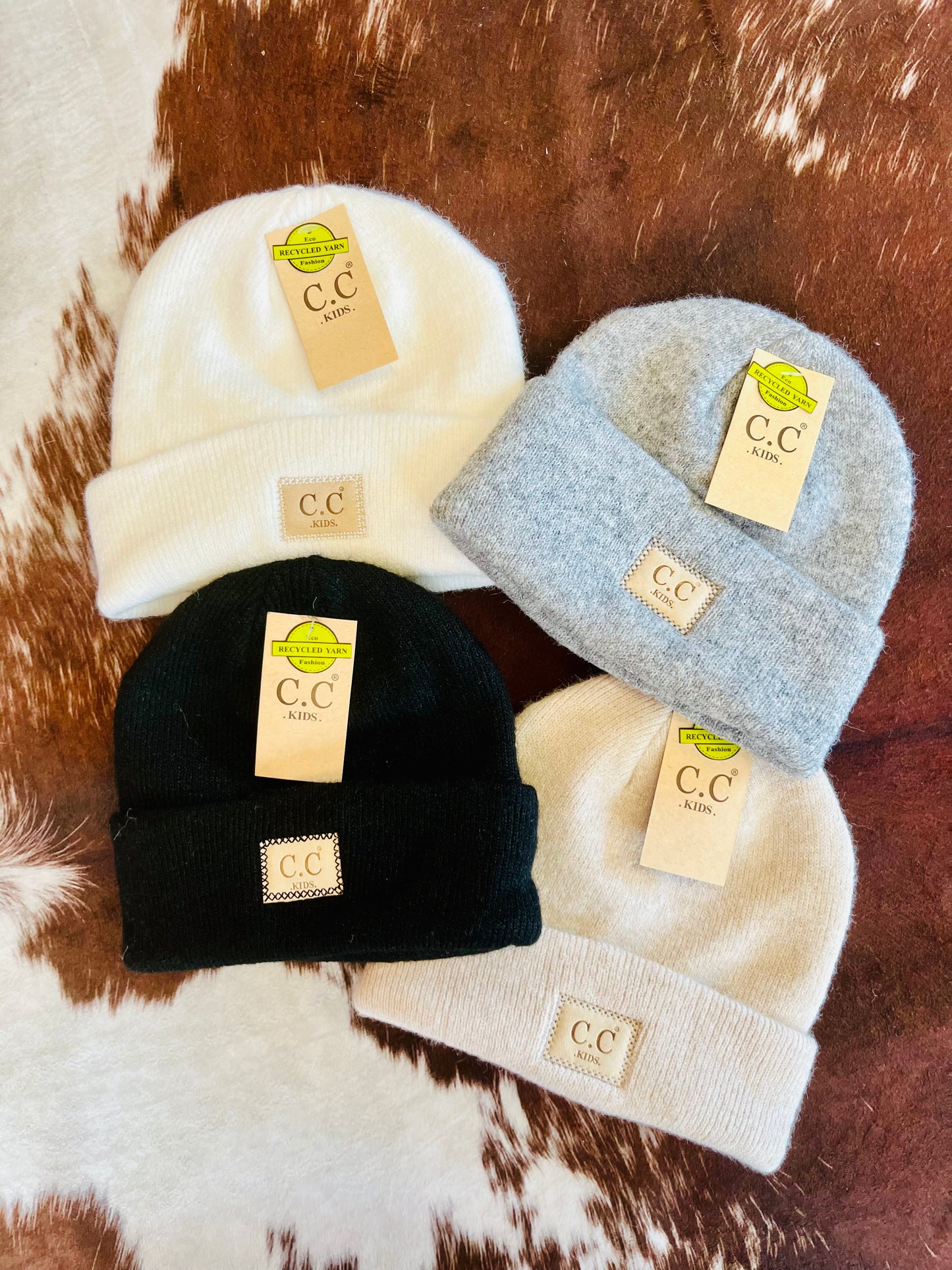 C.C Suede Patch Baby Beanie Hat