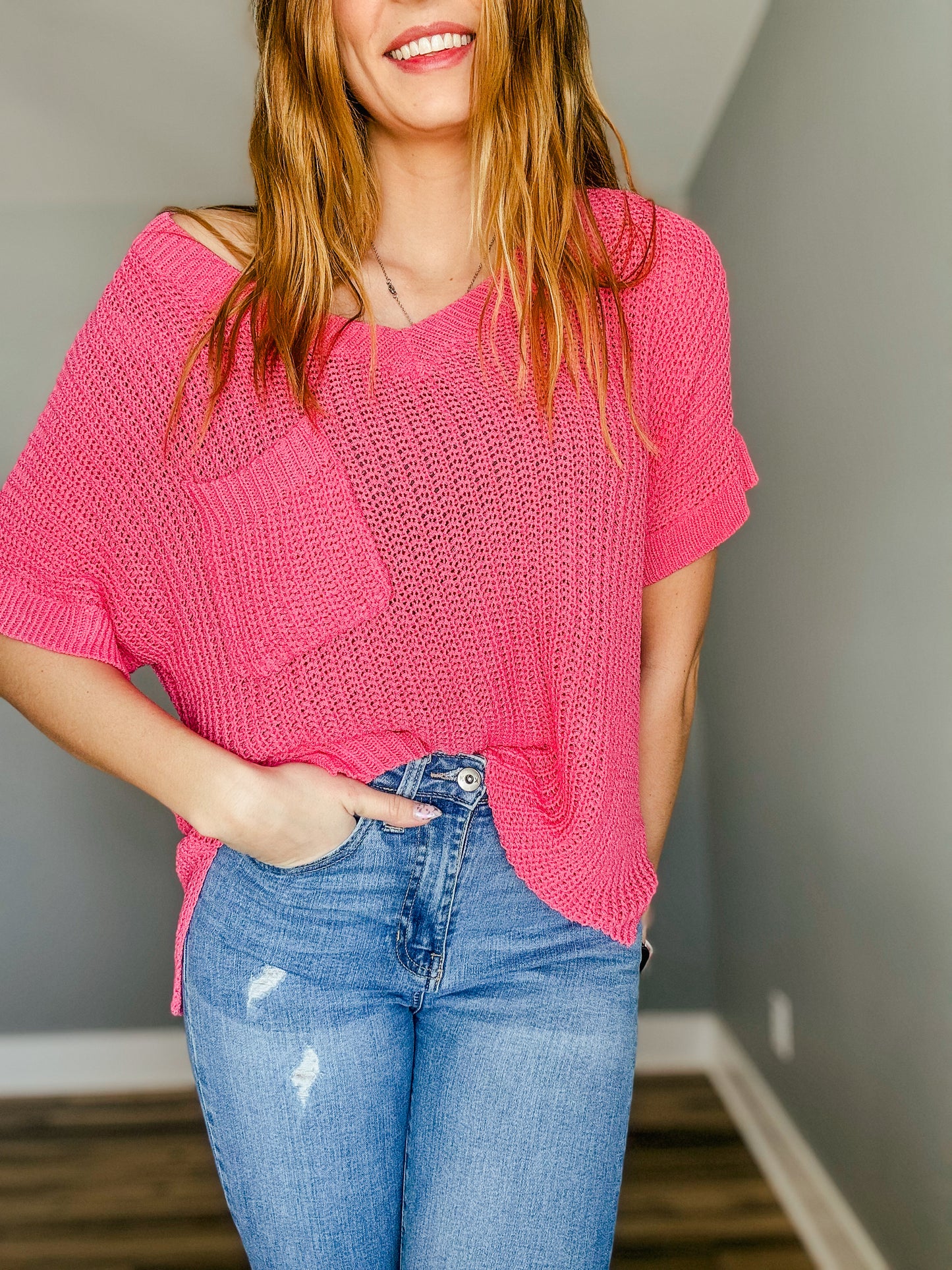 Pink Glow Cozy Top