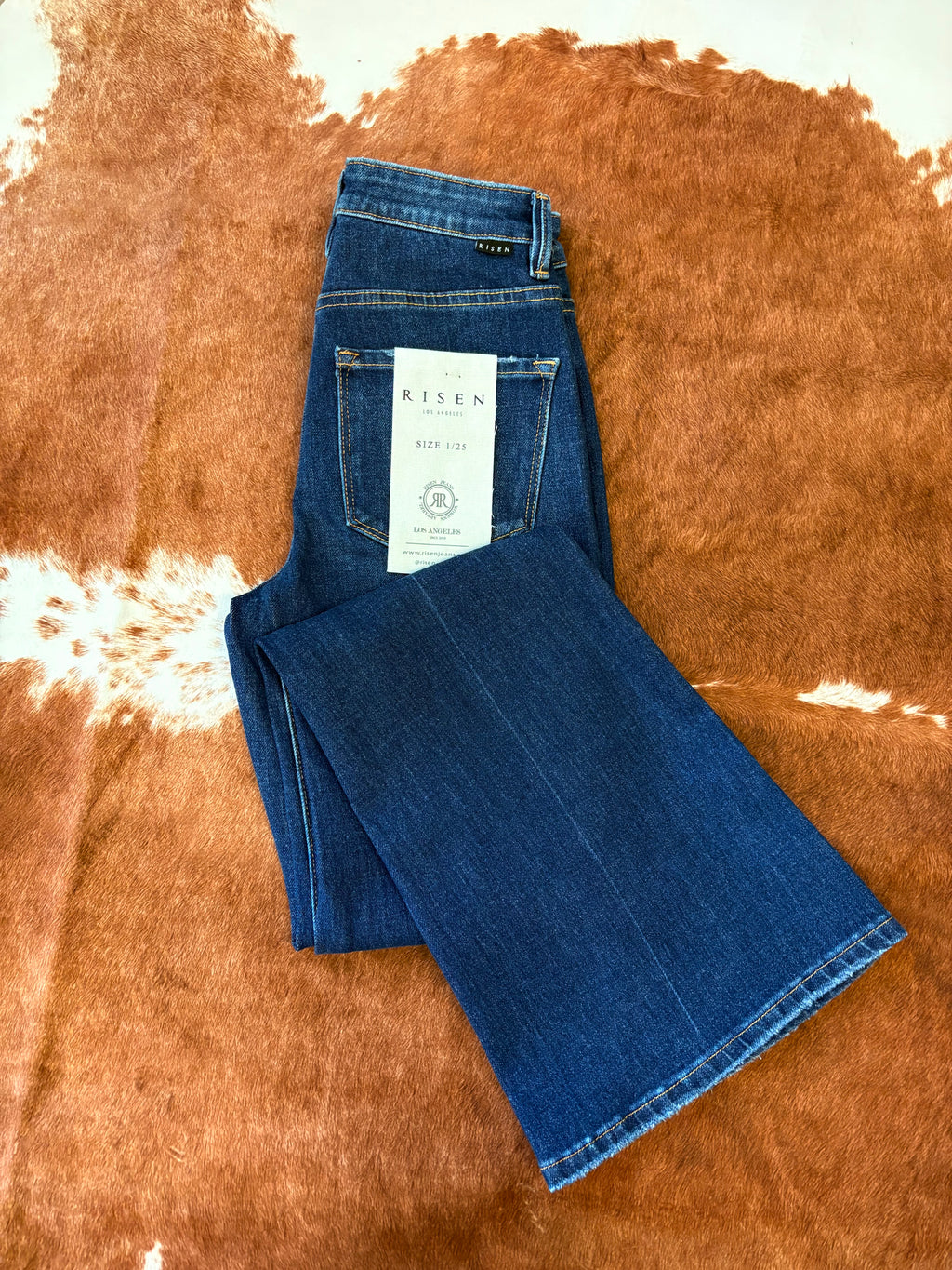 Risen Tummy Control Flare Jeans
