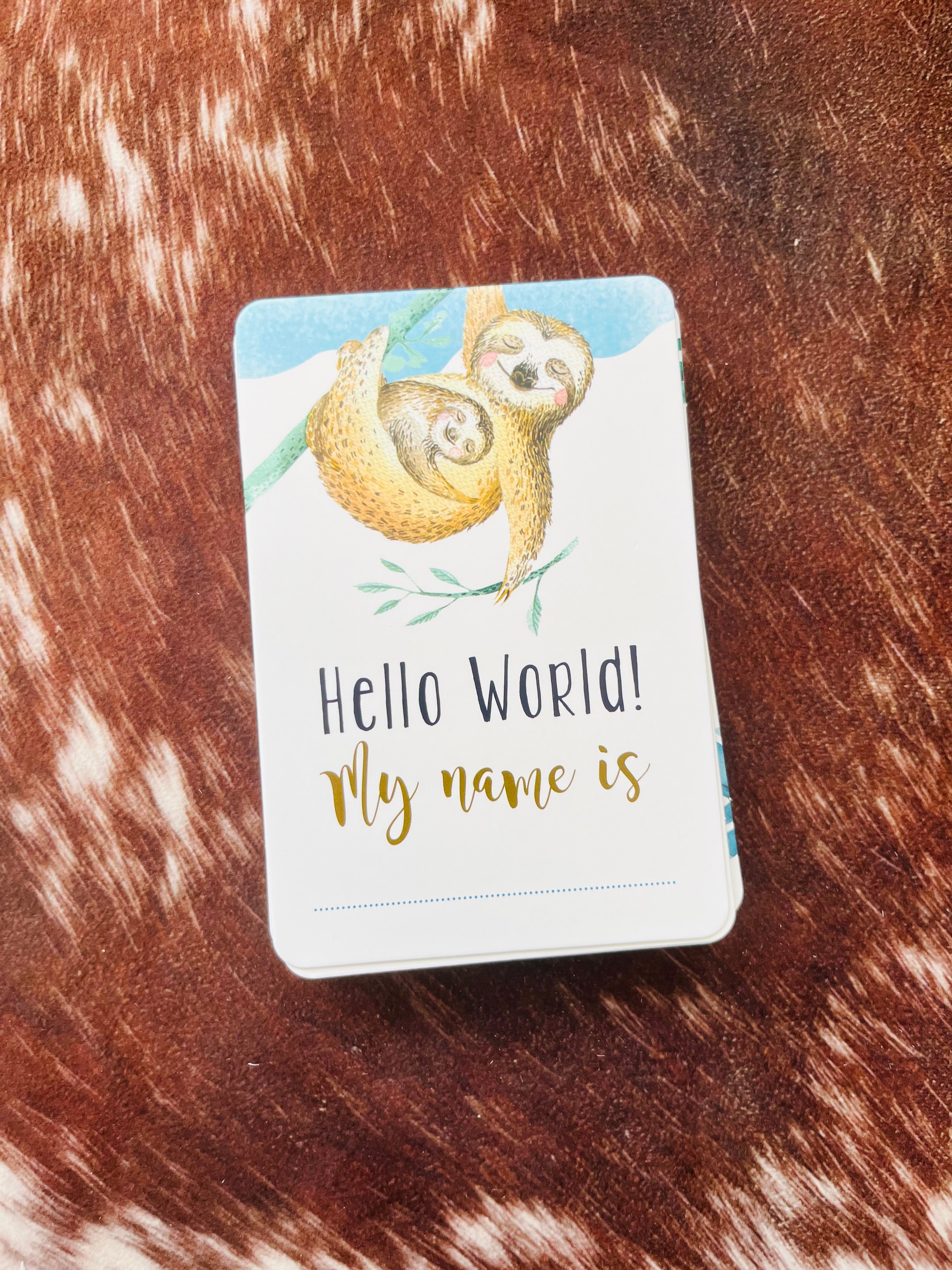 My Baby Boy's Milestones Card Box