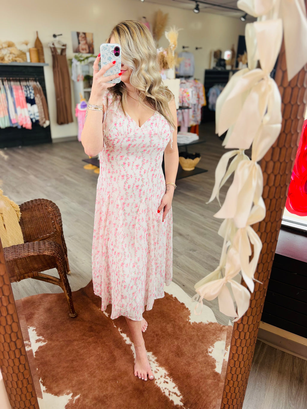 Blushing Petals Maxi