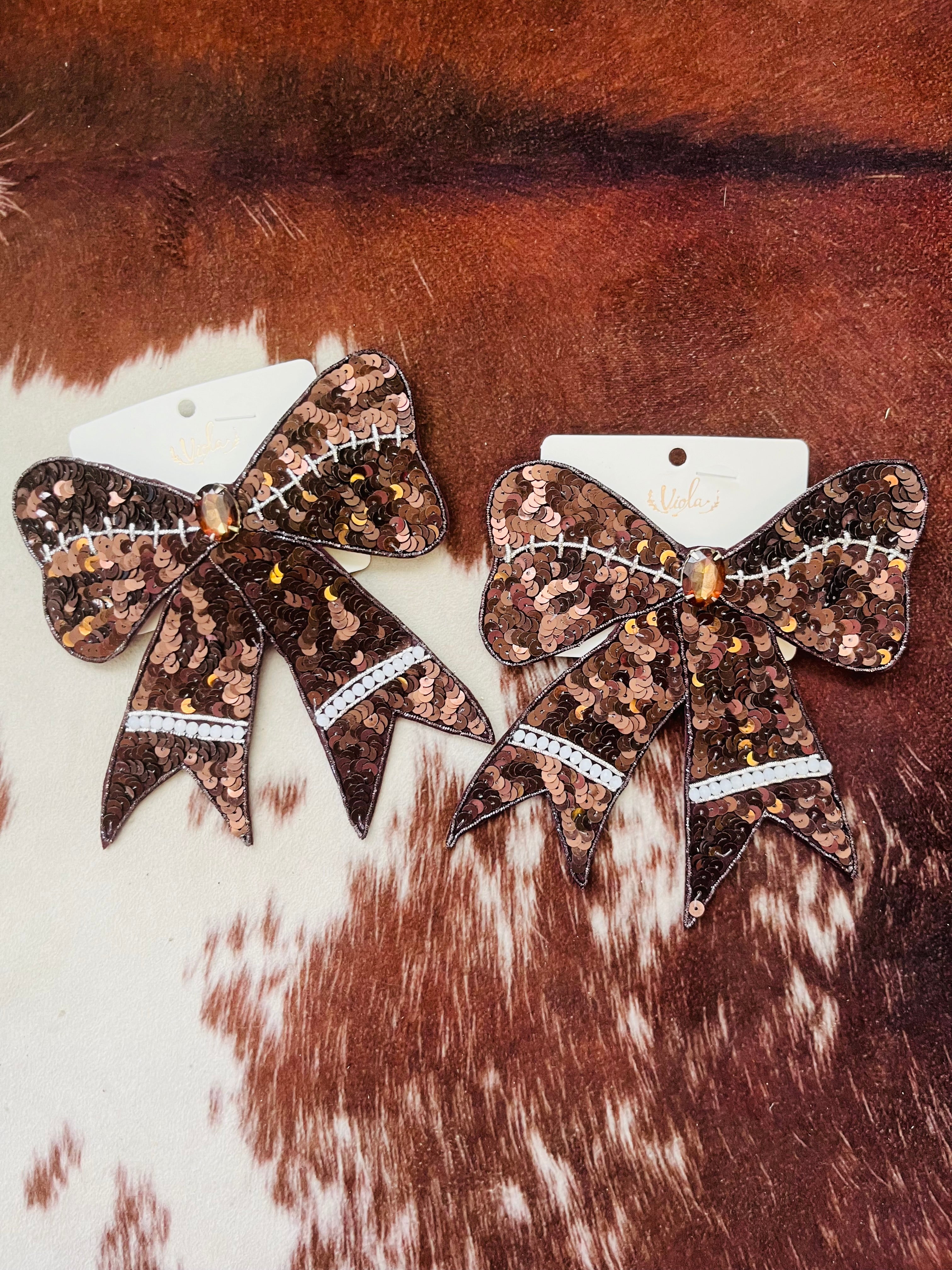 Gameday Jeweled Sports Barrette Hair Clip