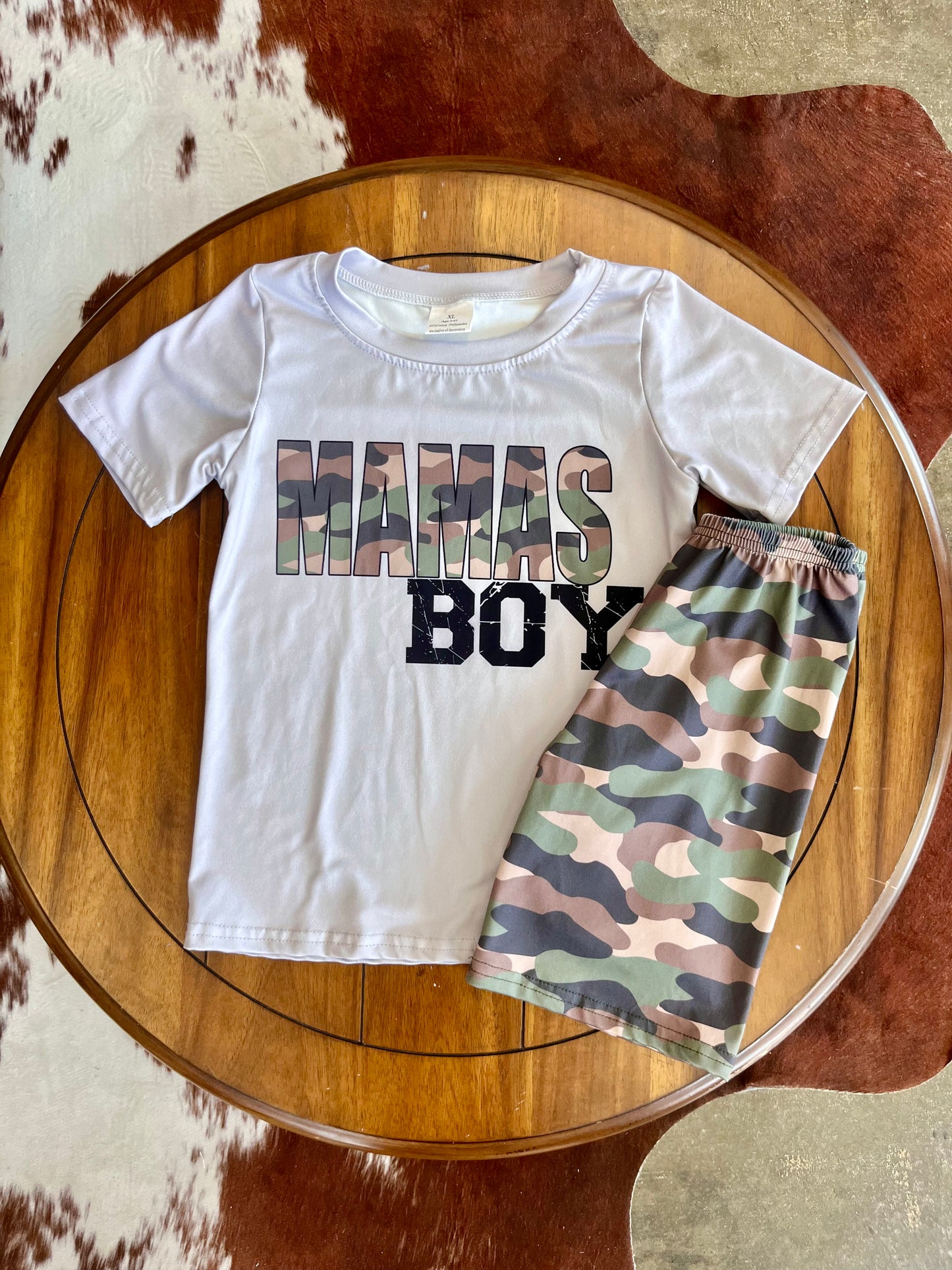 Set-Mama's Boy Camo Shorts