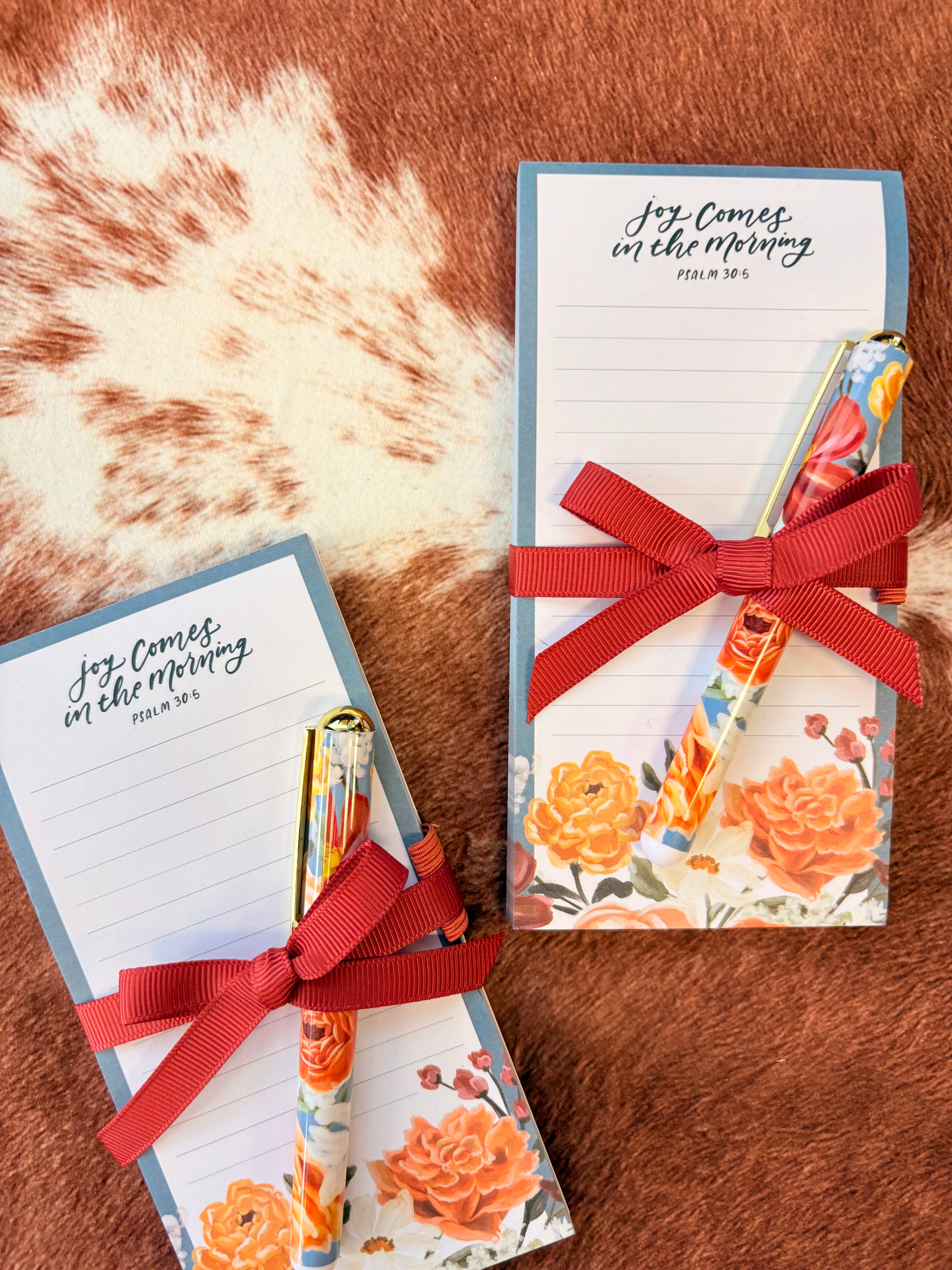 Magnetic Shopping List with Pen~ Joy Comes in the Morning Ps.30:5￼￼