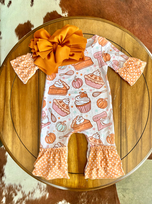 Pumpkin Pie Baby Romper