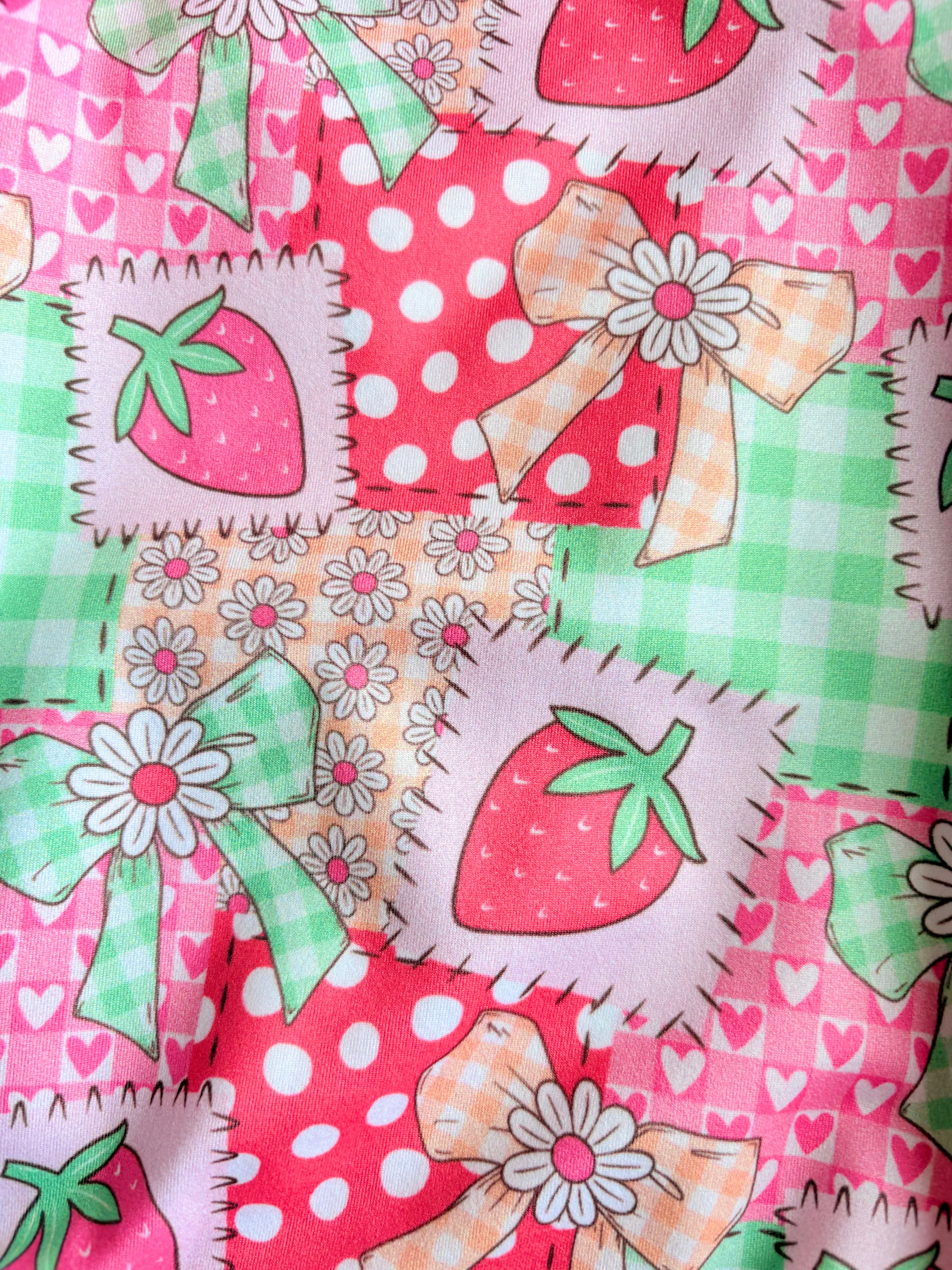 Strawberry Patch Girls Skort Set