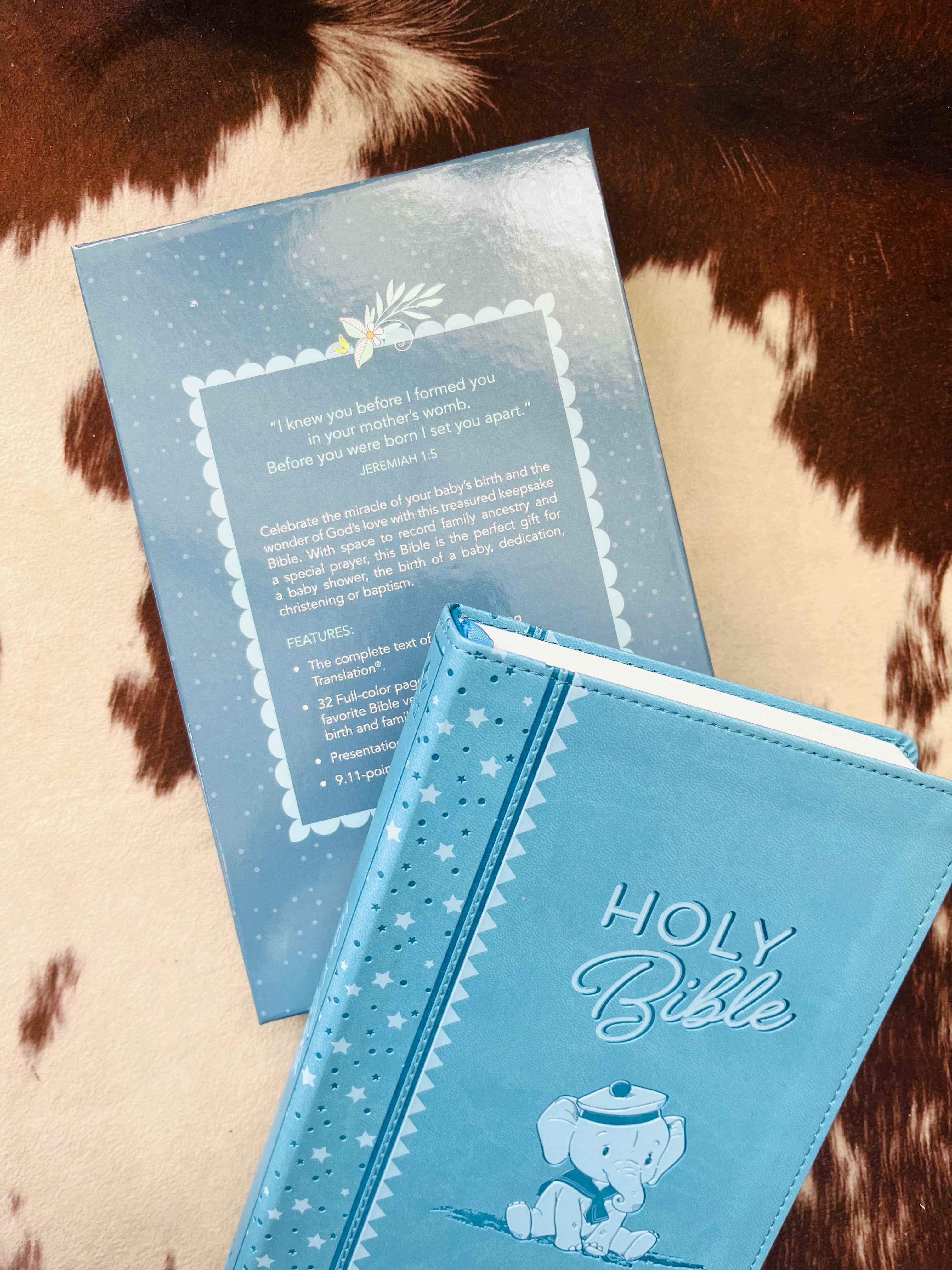 Infant Bible NLT - Blue