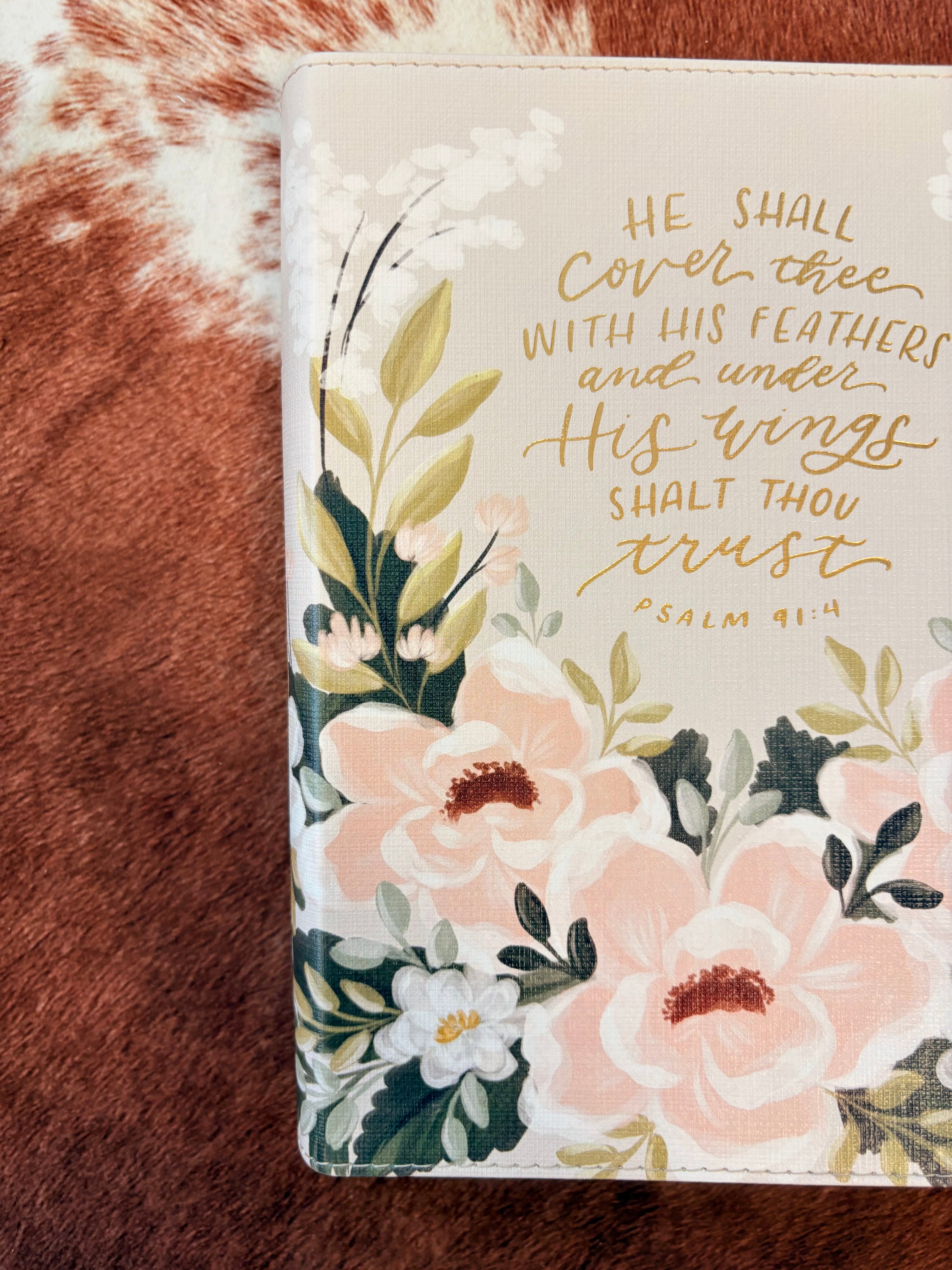 KJV Note Taking Bible~ He Shall Cover Thee Ps. 91:4