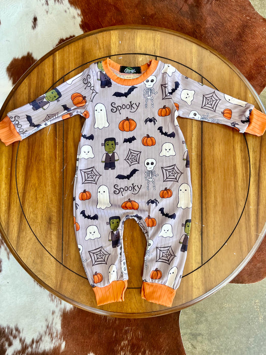 Halloween Spooky Boy Romper