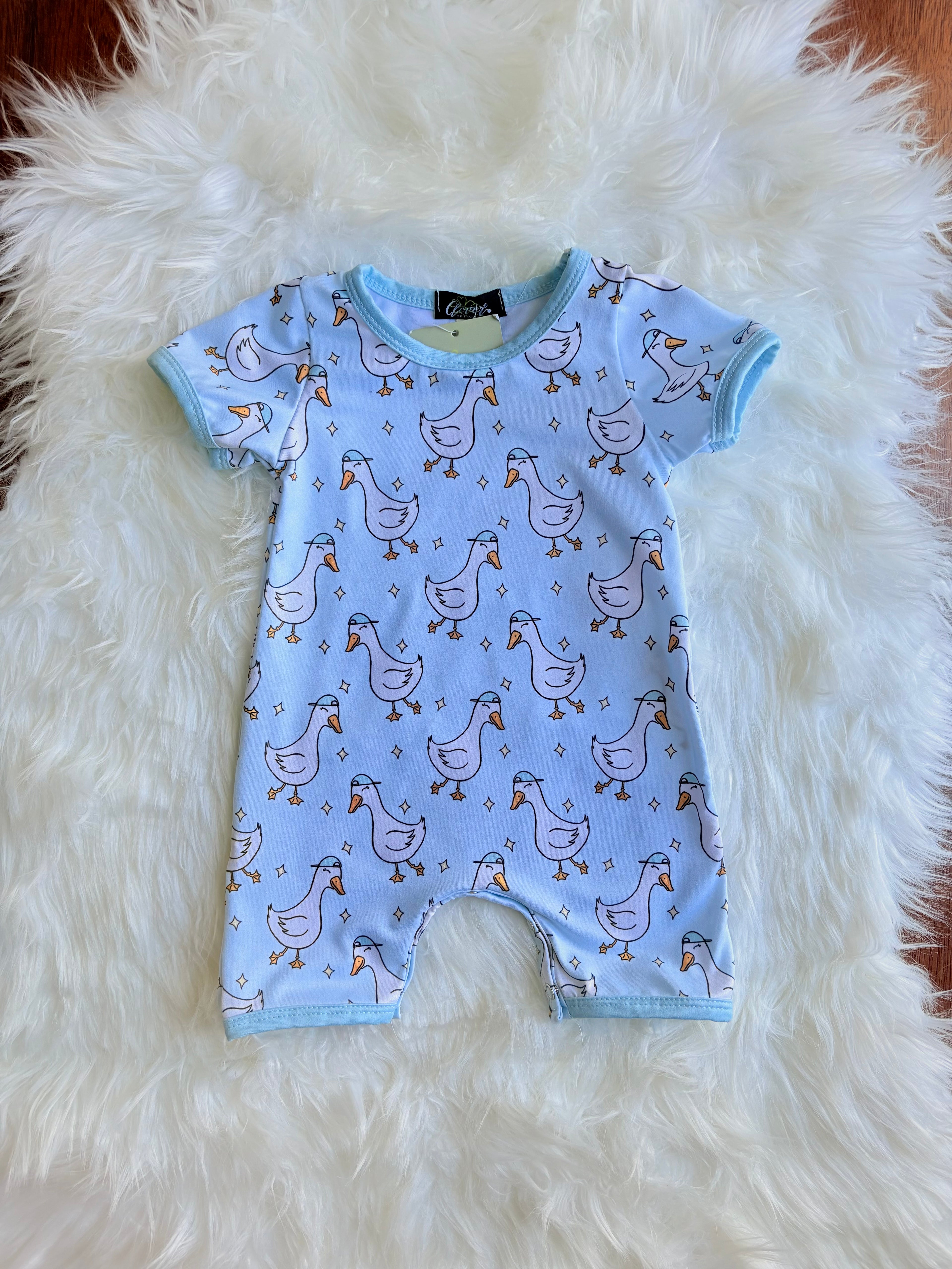 Silly Goose Boy Romper