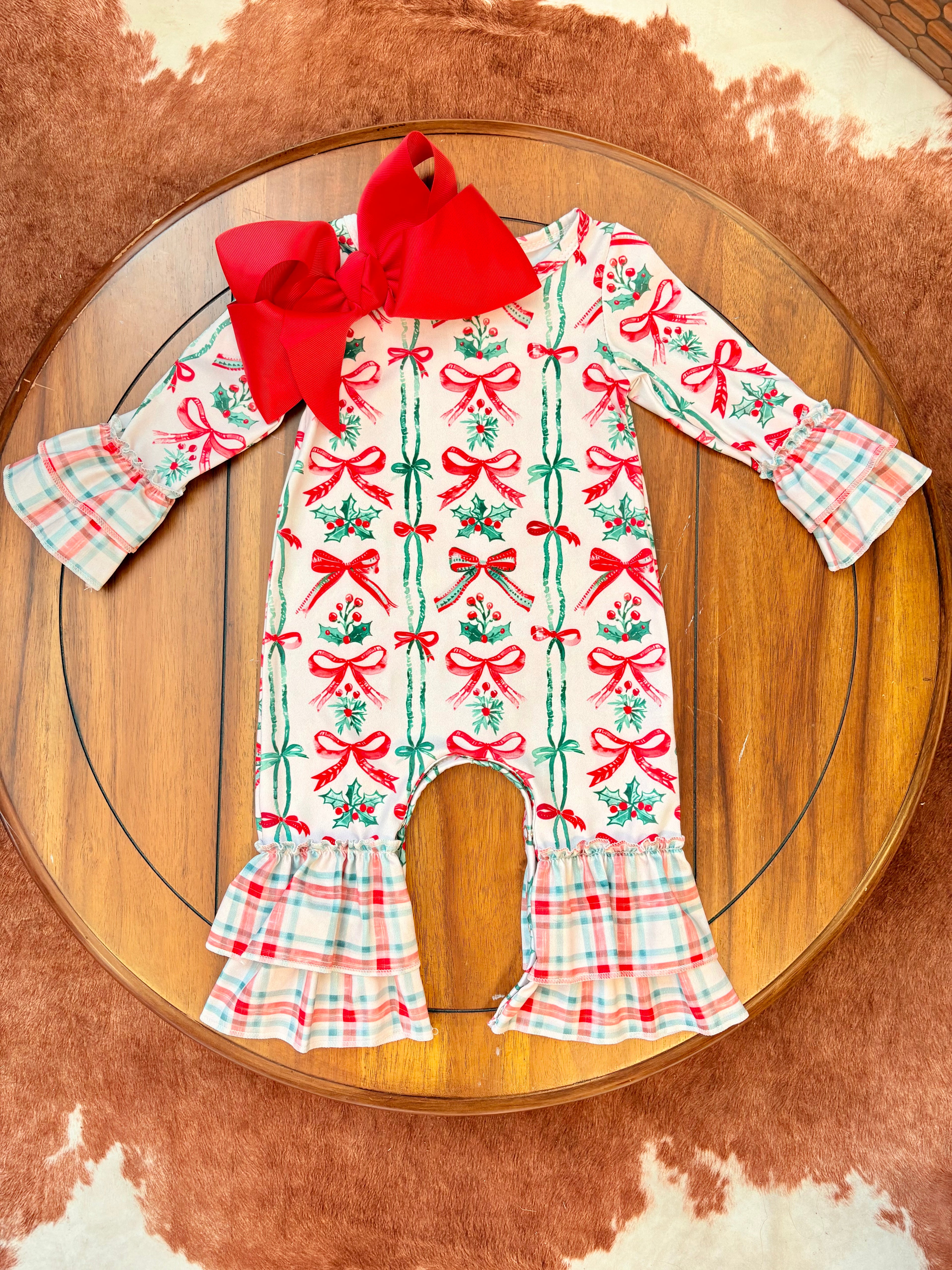 Be Merry Bows Romper