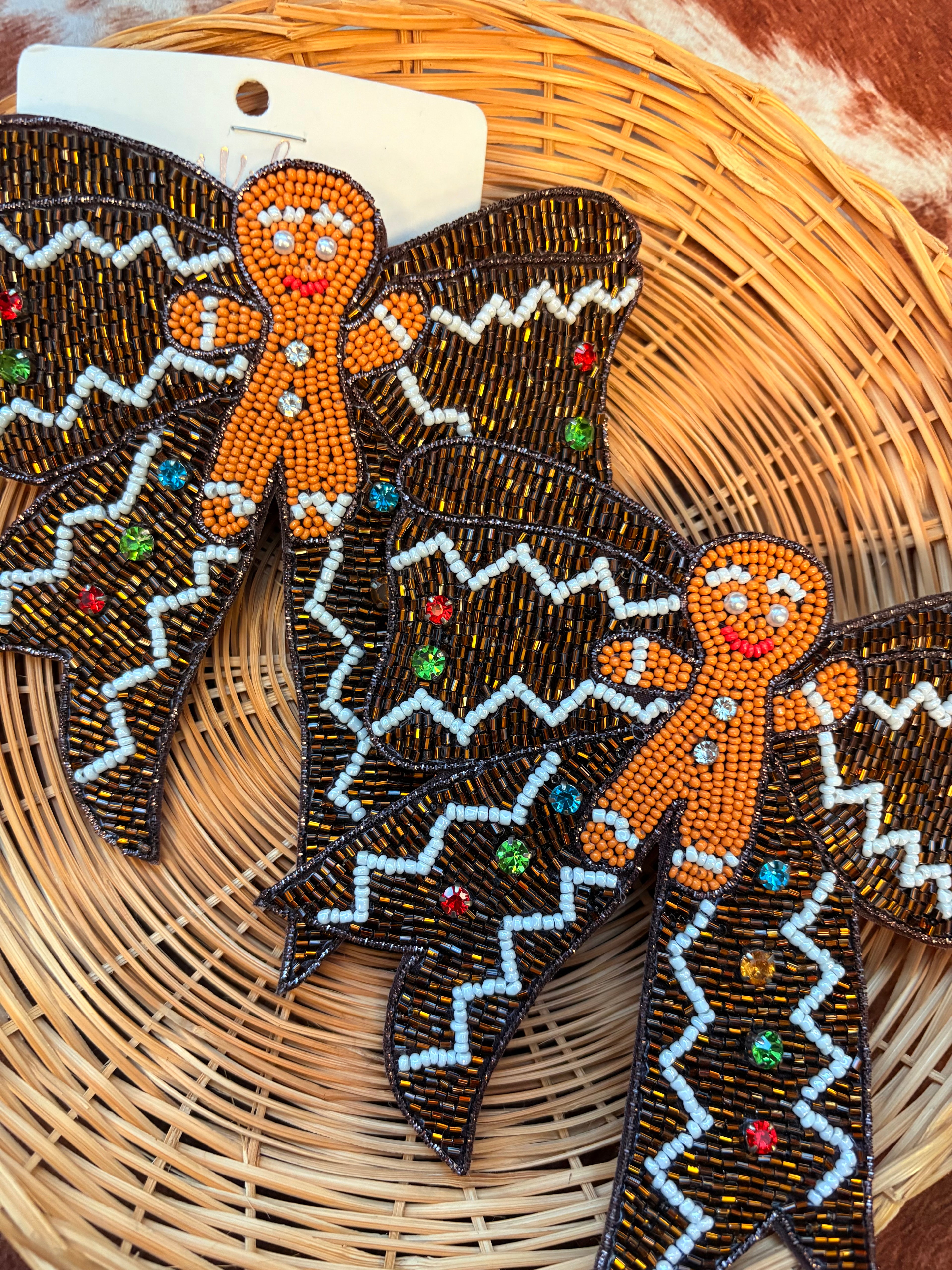 Gingerbread Sequin Hairbow