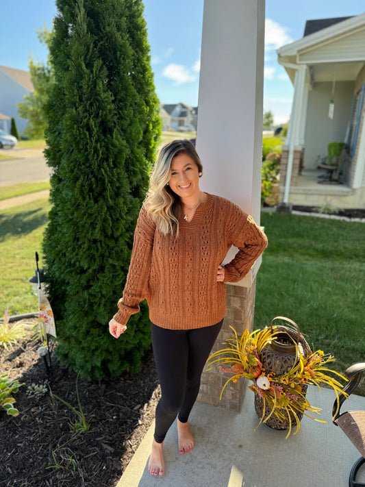 Cozy Cable Loose Fit Sweater