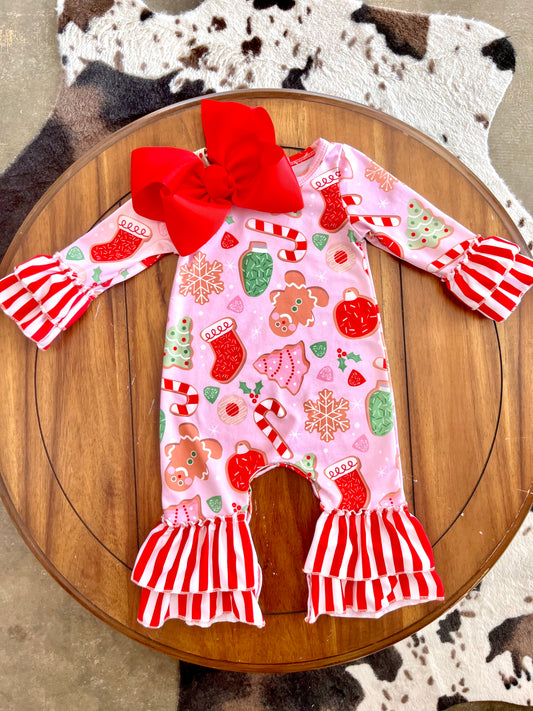 Christmas Cookies Baby Romper