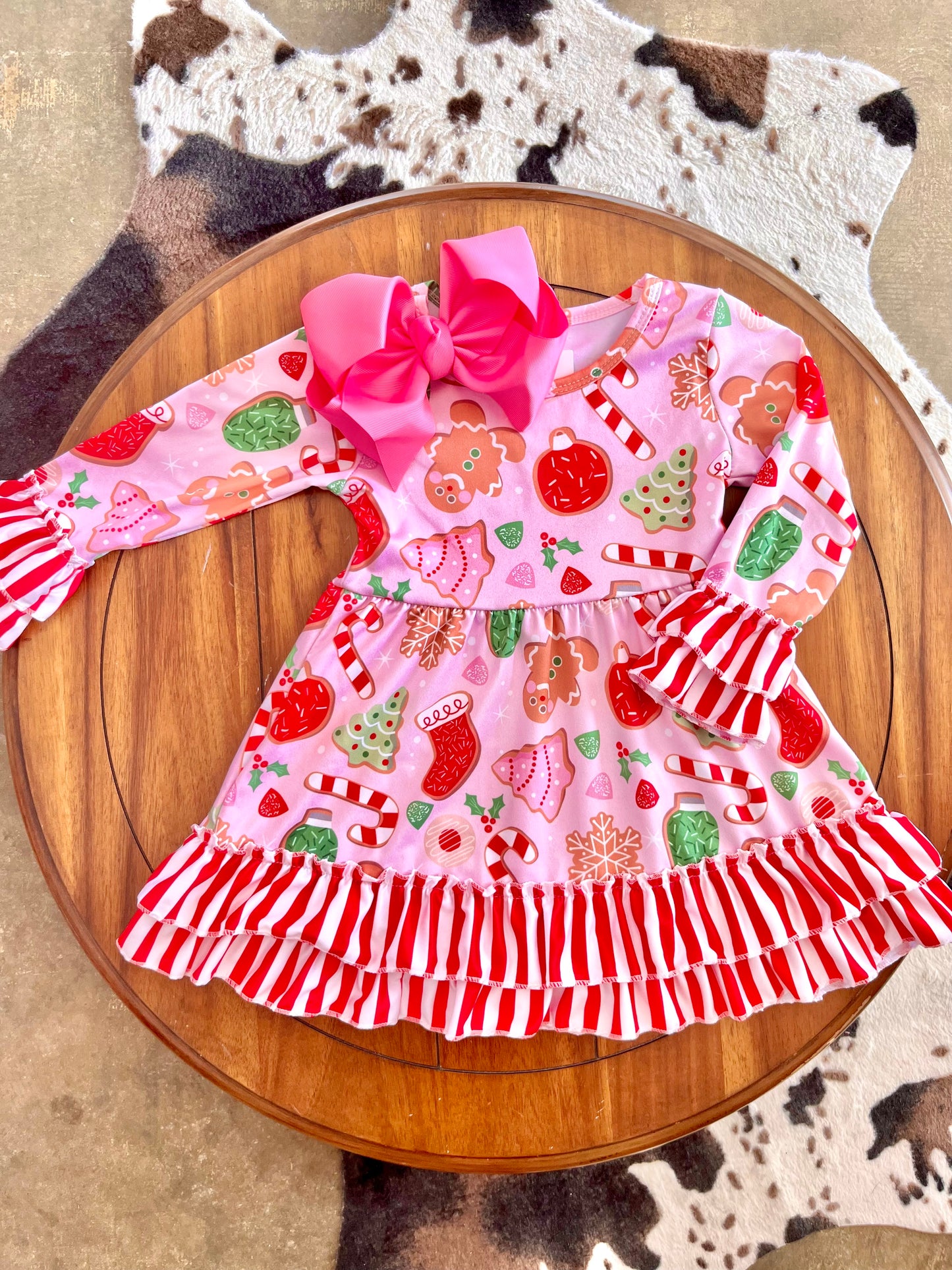 Christmas Cookie Girls Dress