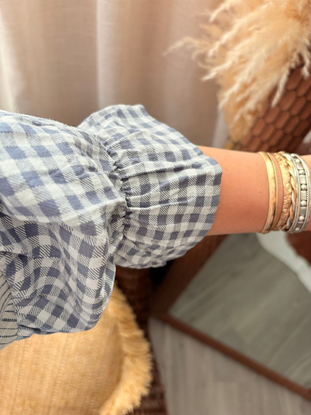 Plaid Babydoll Dress