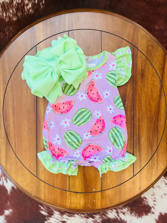 Sugar Baby Watermelon Romper