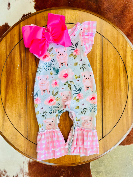 Piggy Baby Romper