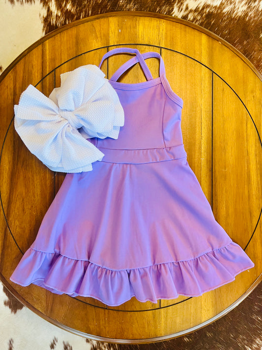 Lilac Athletic Girls Dress