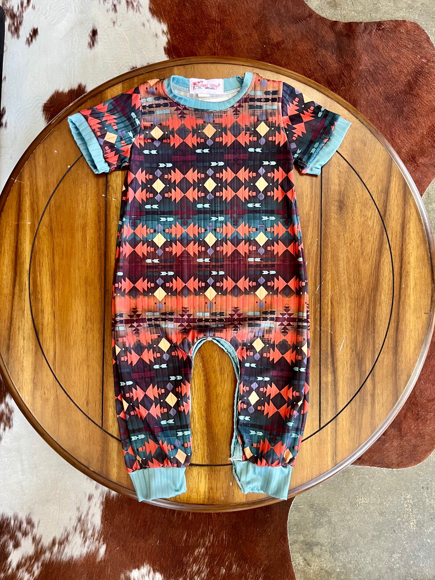 Aztec boys romper