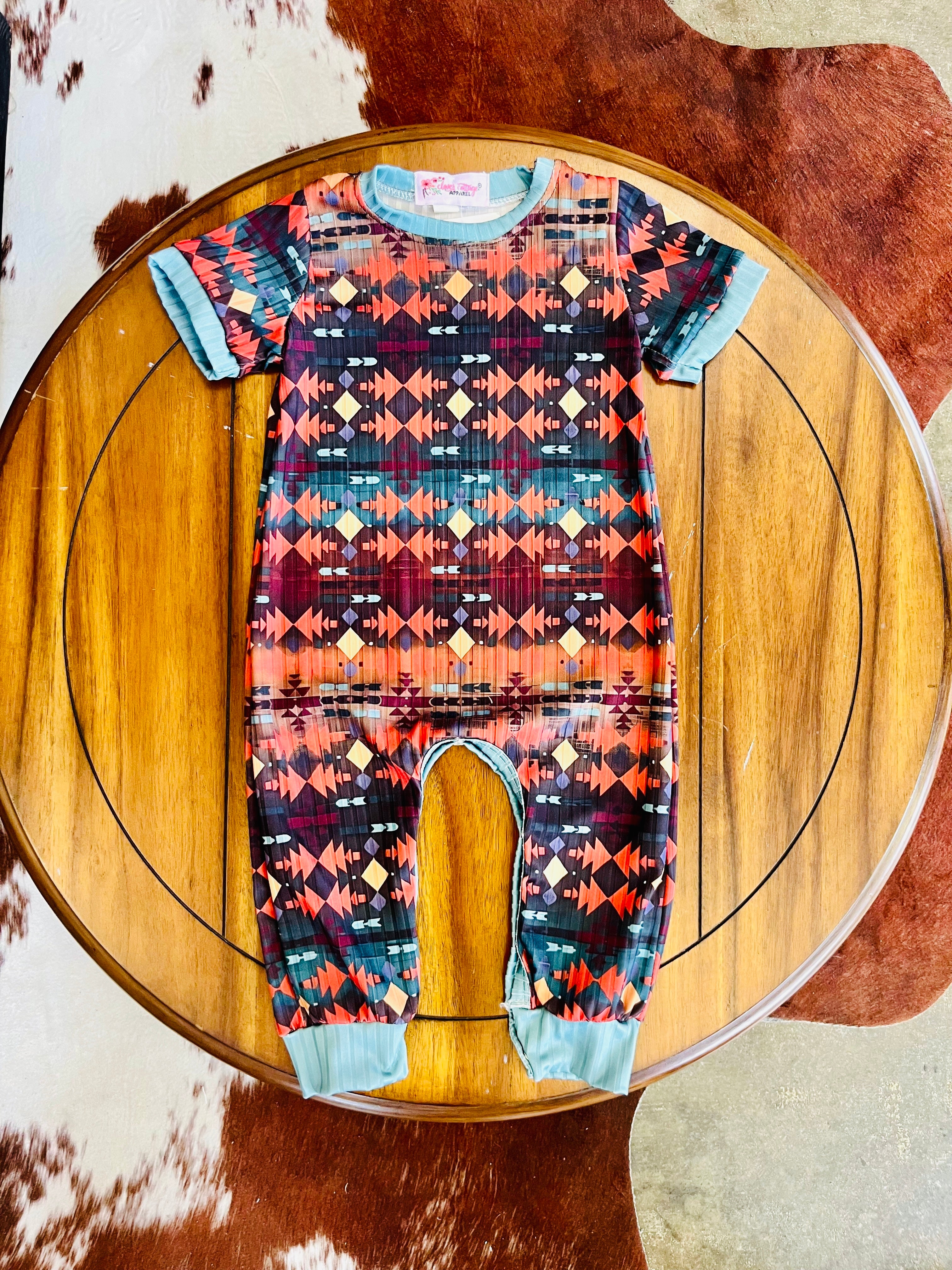 Aztec boys romper