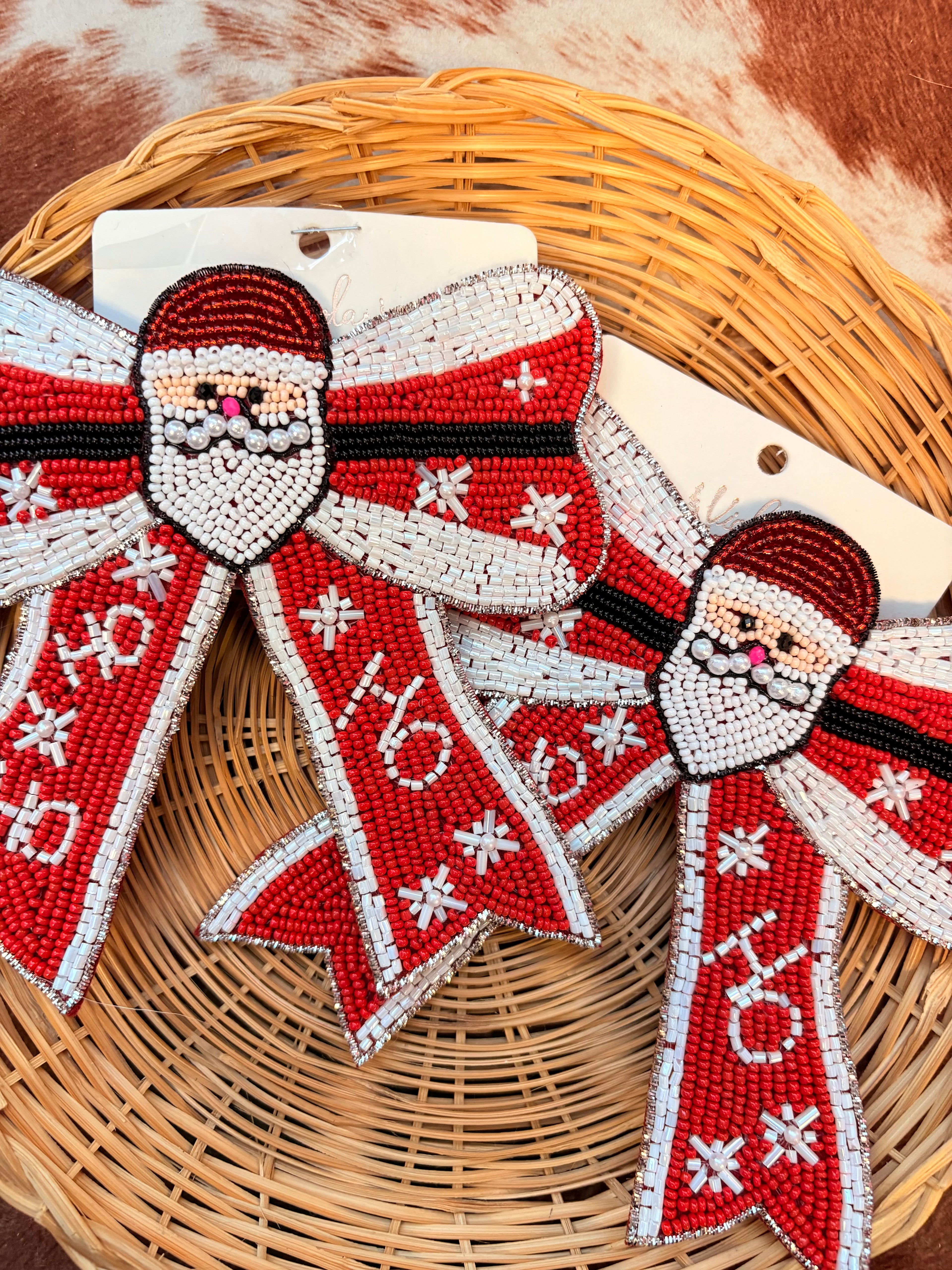 Santa Sequin Hairbow