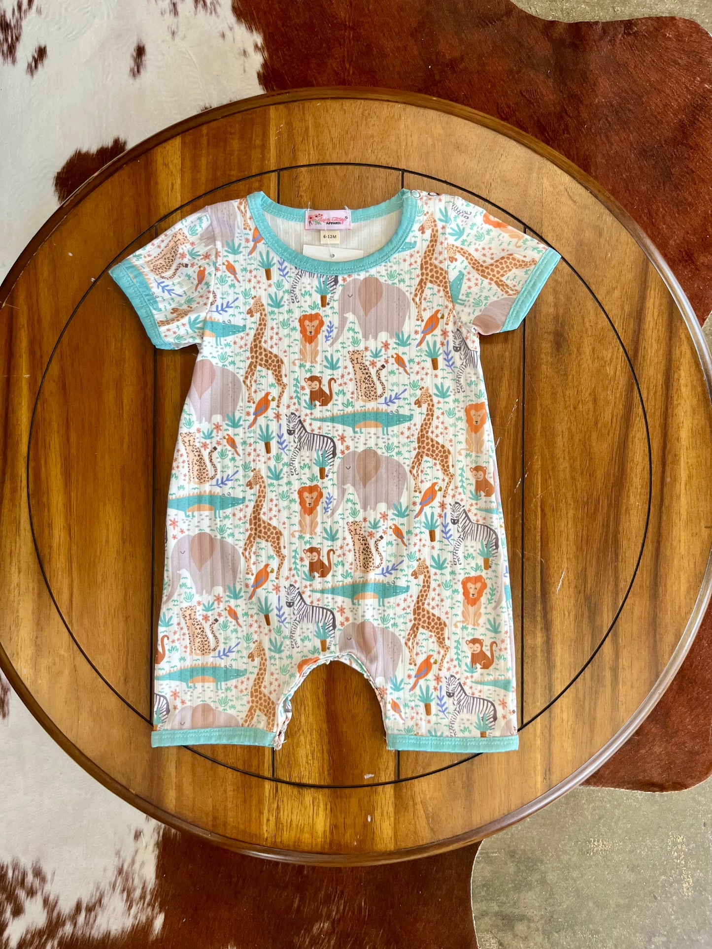 Aqua Zoo Boy Romper