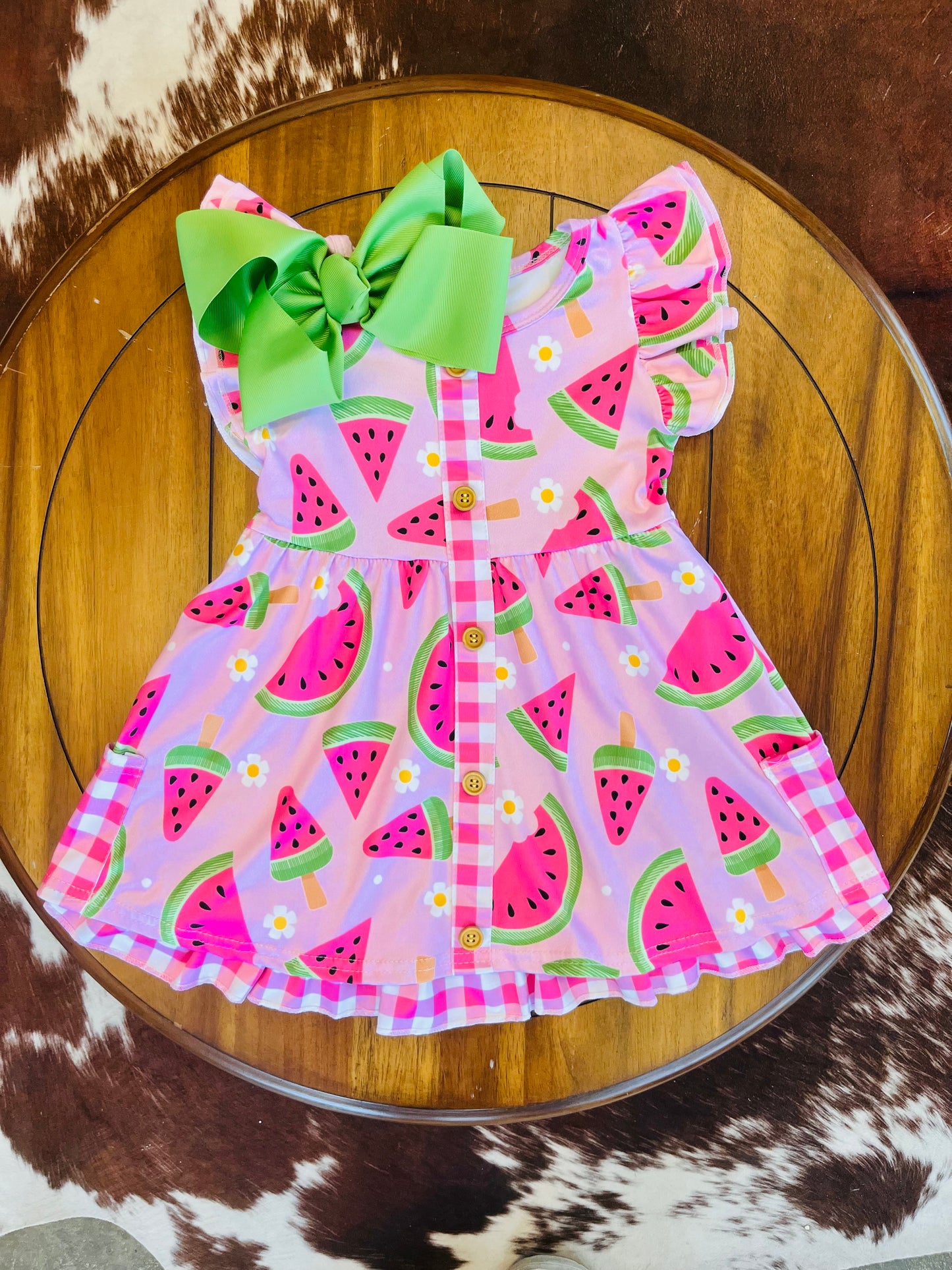 Watermelon Blossom Dress