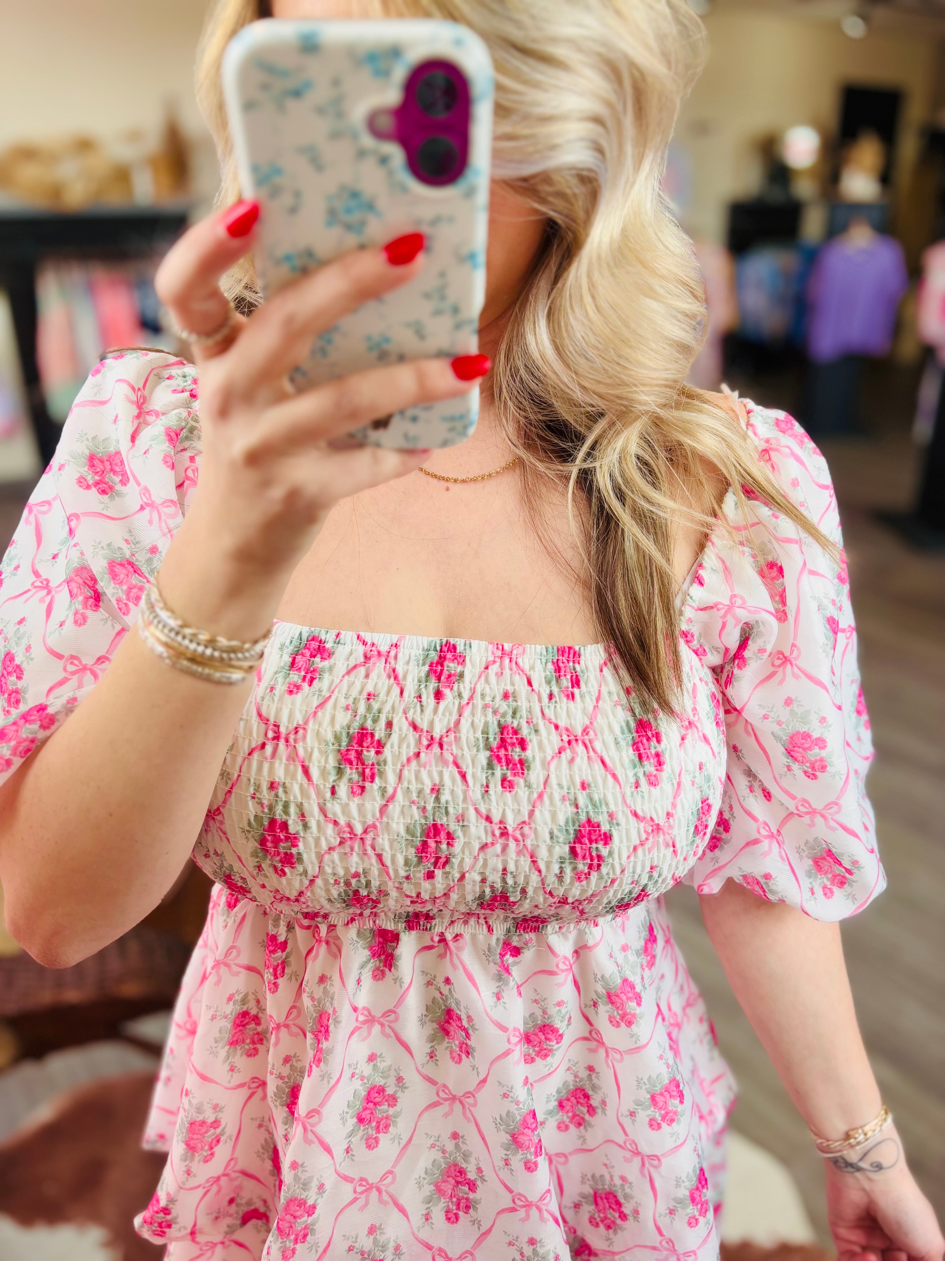 Southern Bloom Babydoll Dress