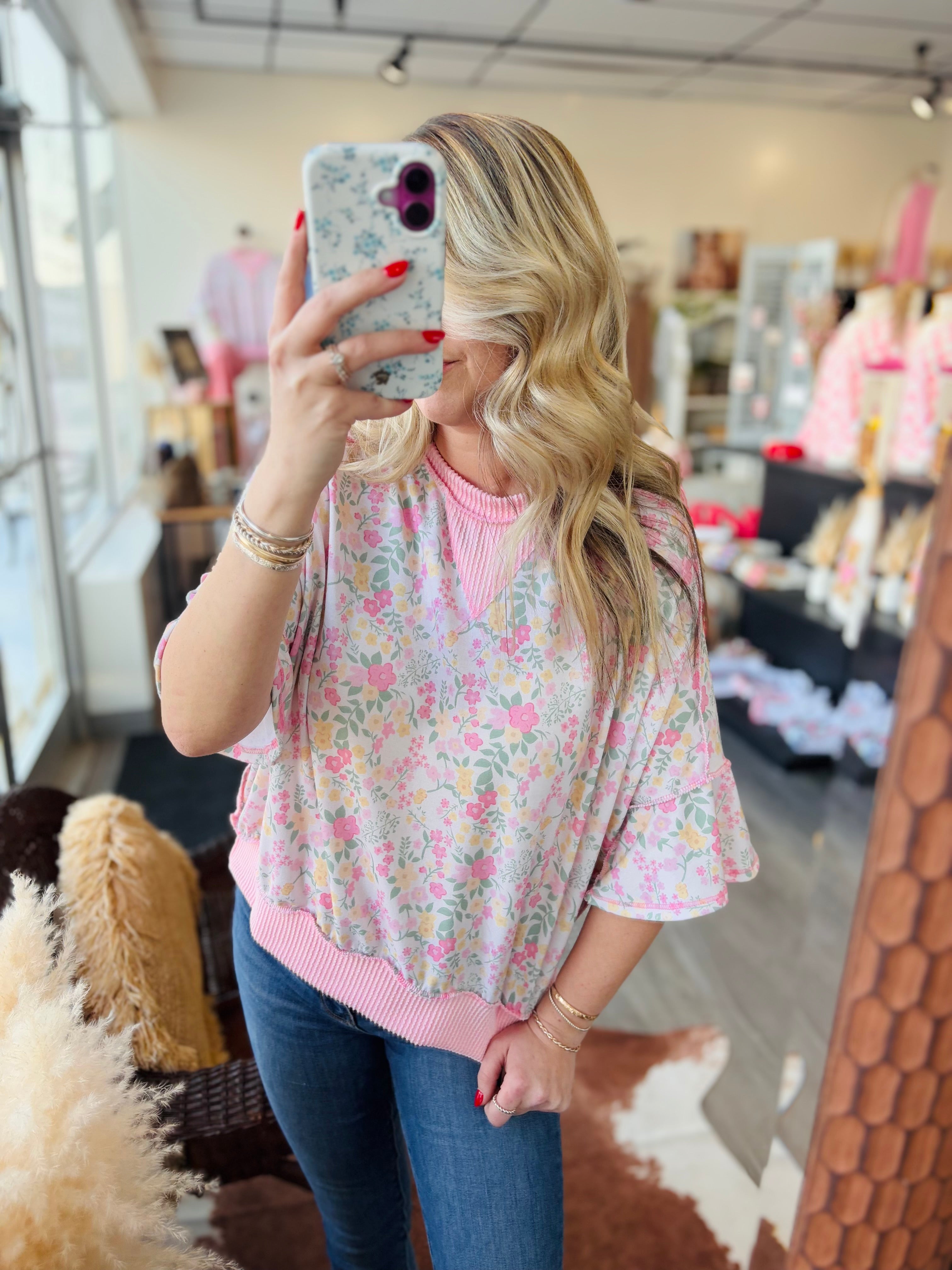 Pink Petal Comfort Top