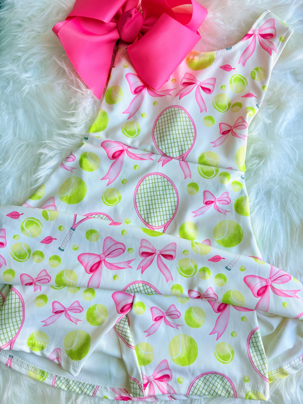 Preppy Tennis Girls Athletic Dress