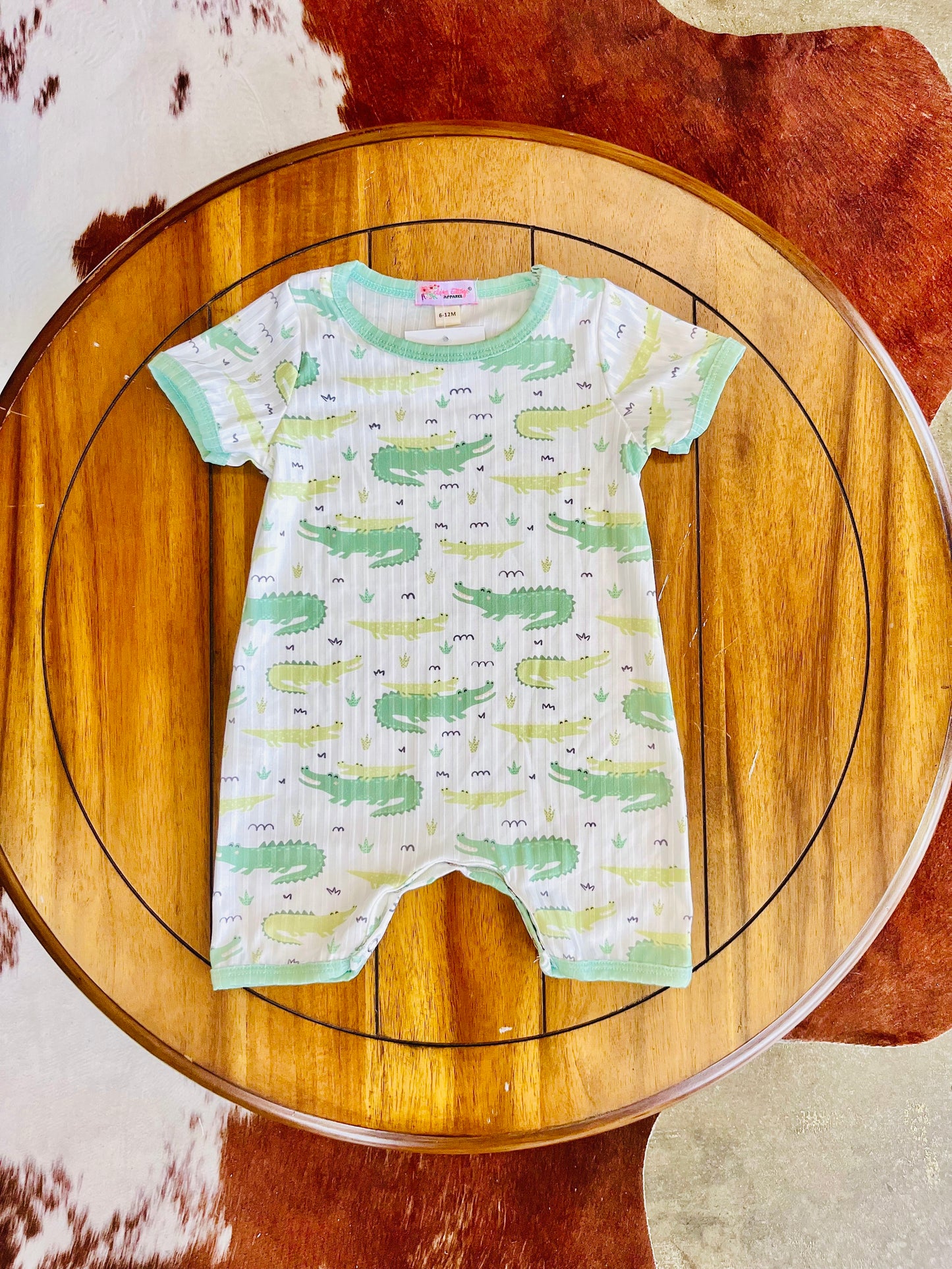 Boy- Baby Gator Romper