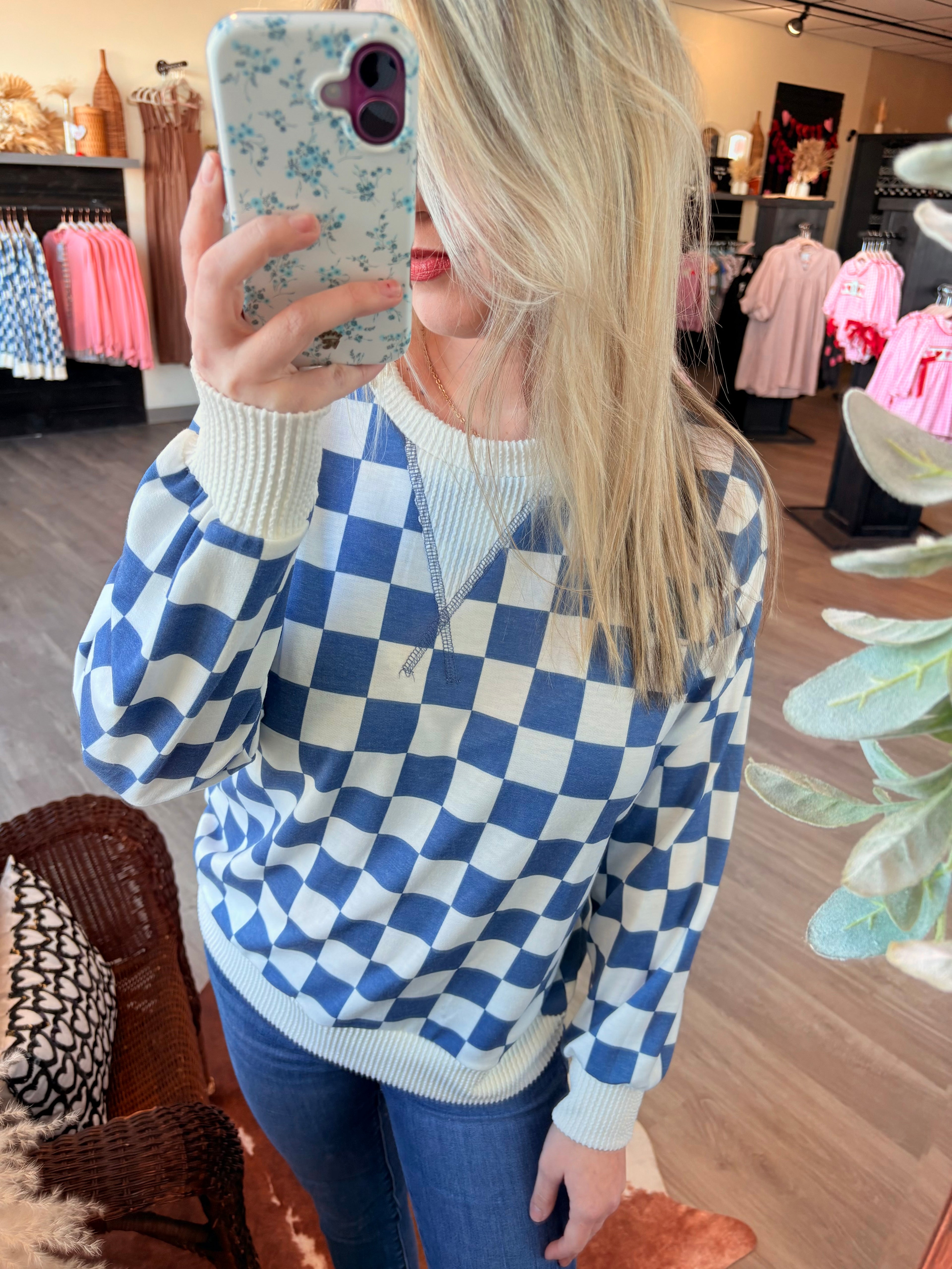 Coastal Check Pullover