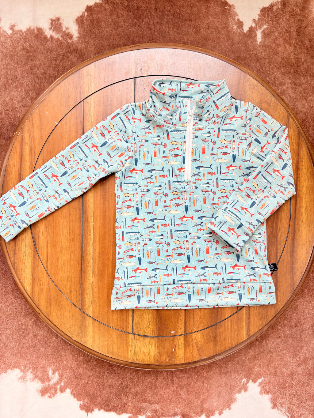 School of Fish Boy Quarter Zip