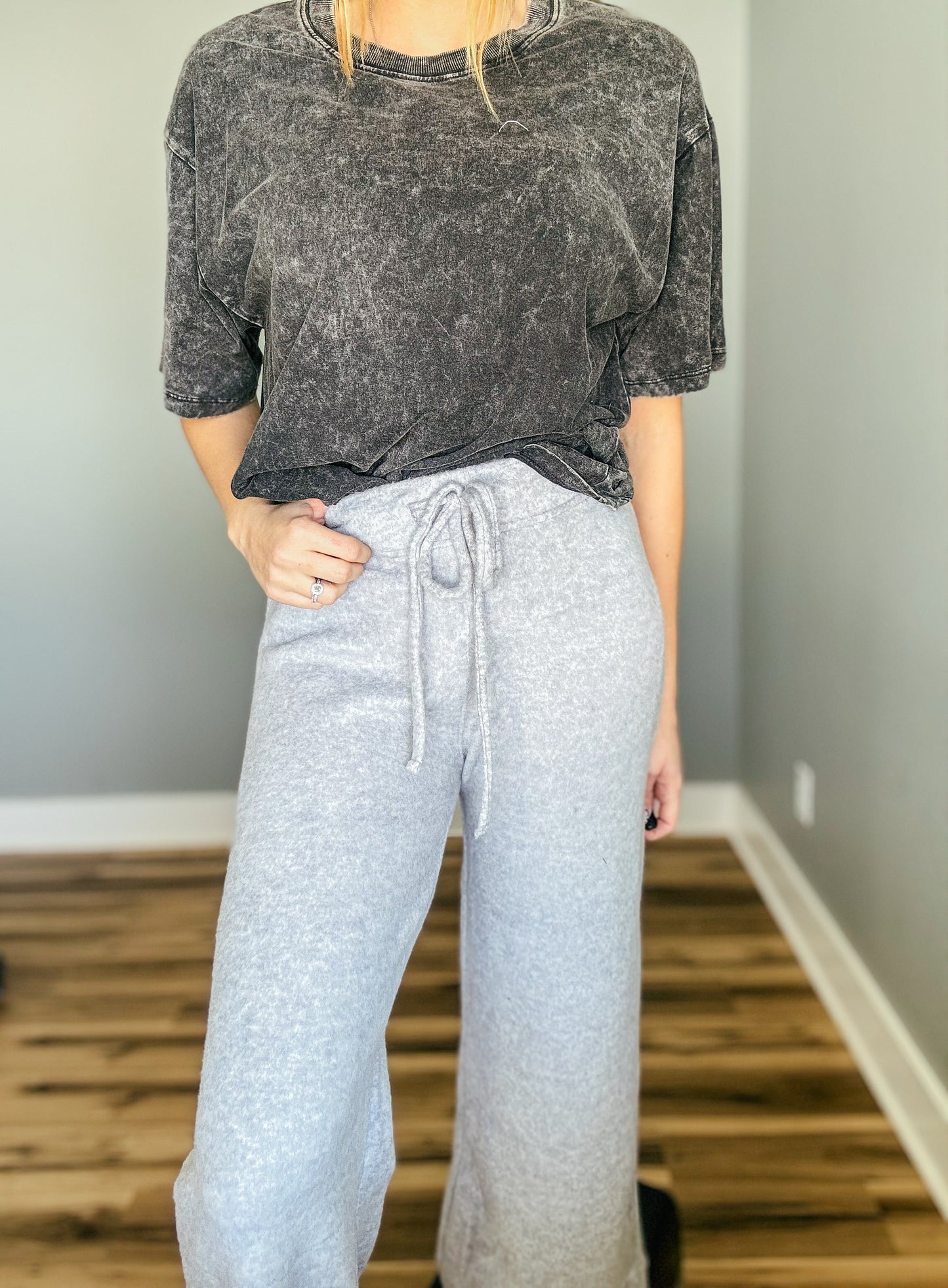 Cozy Crop Drawstring Pants