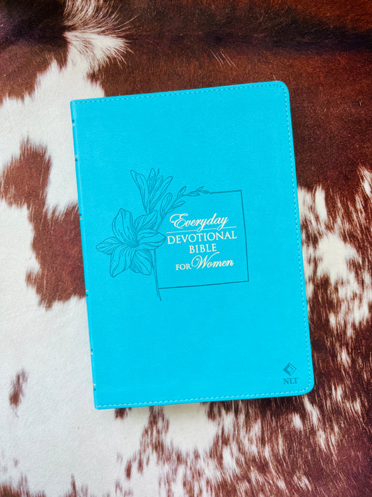 Devotional Bible NLT - Teal