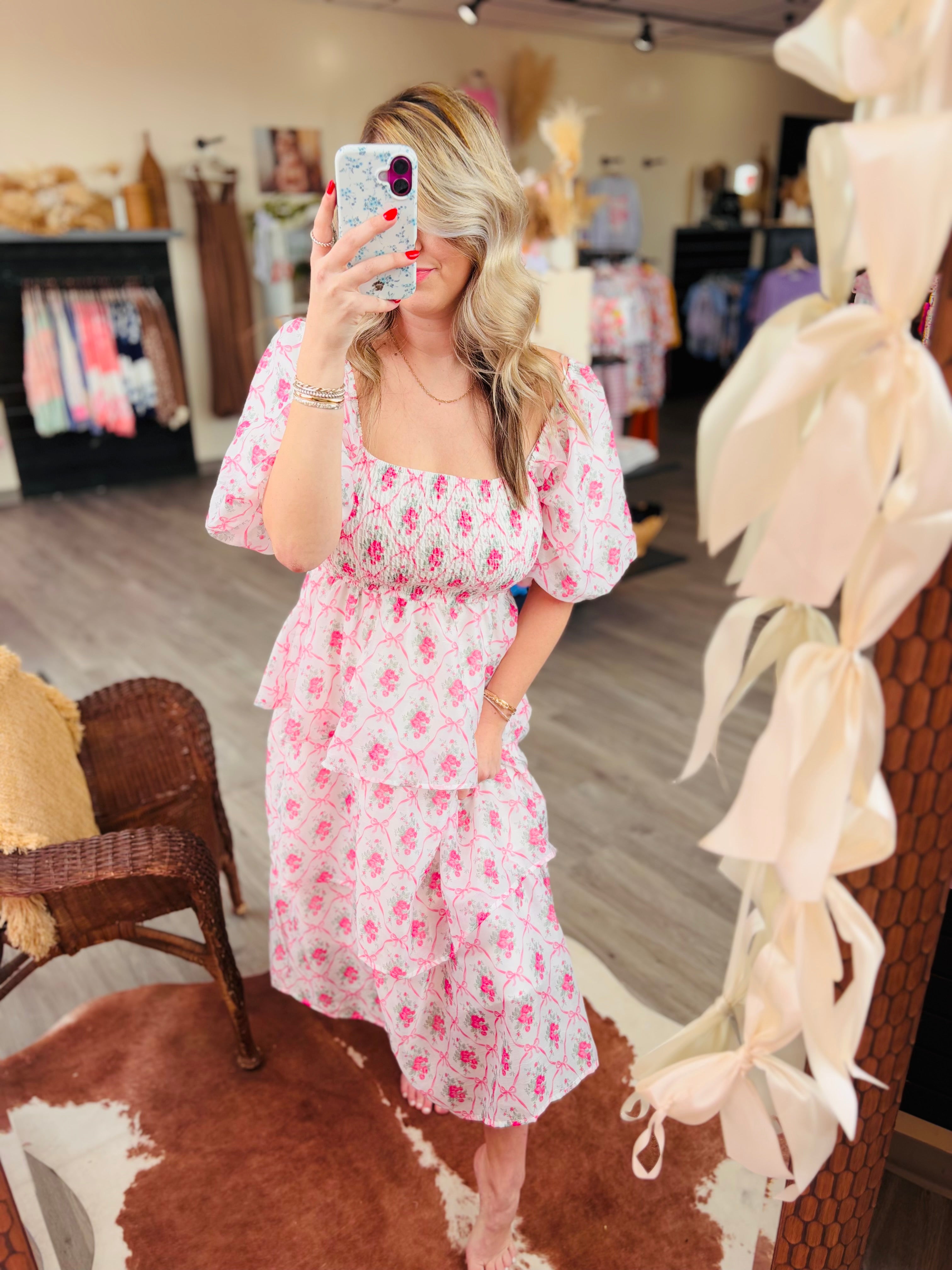 Southern Bloom Babydoll Dress