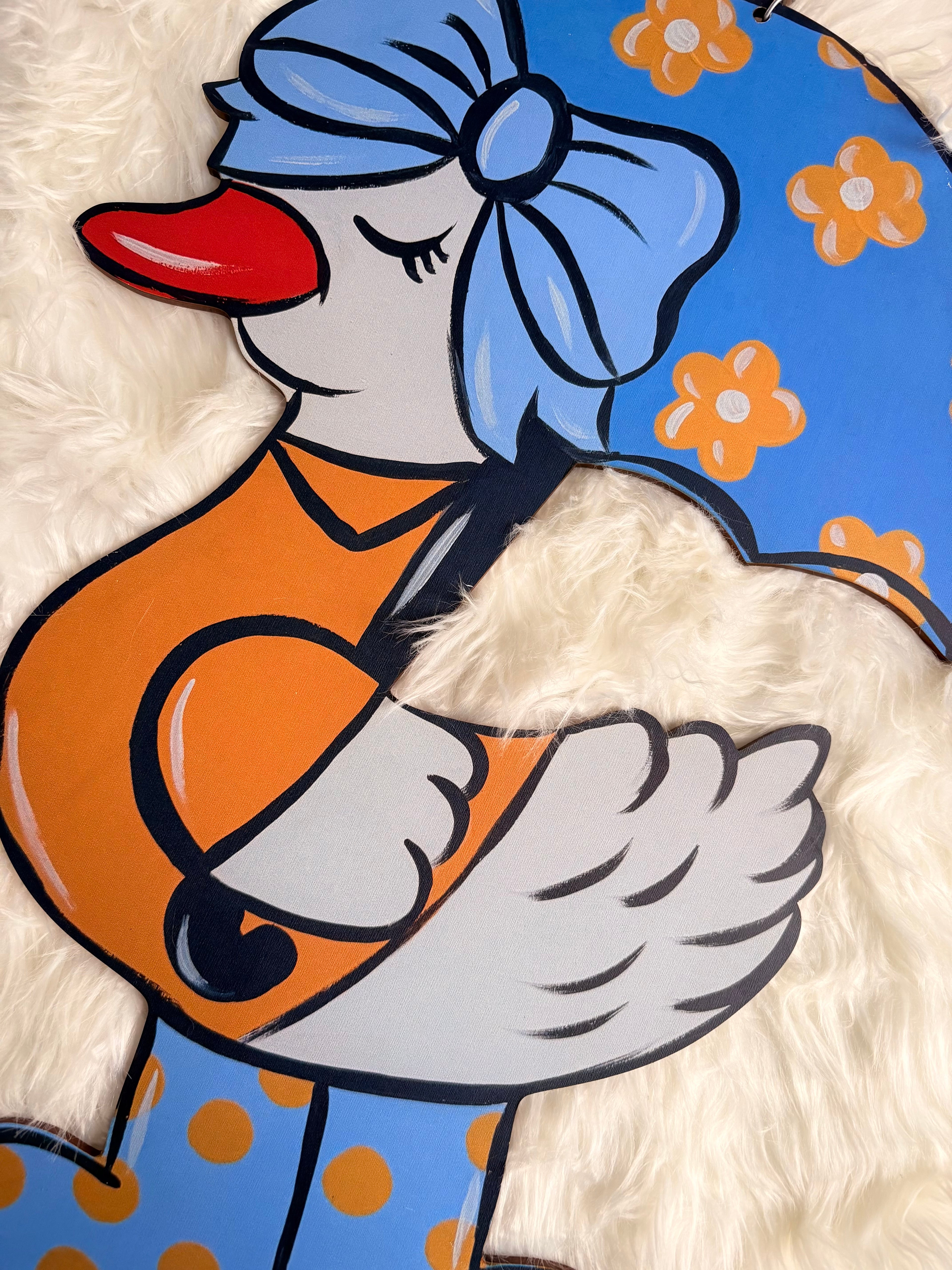 Rainy Day Goose Door Hanger