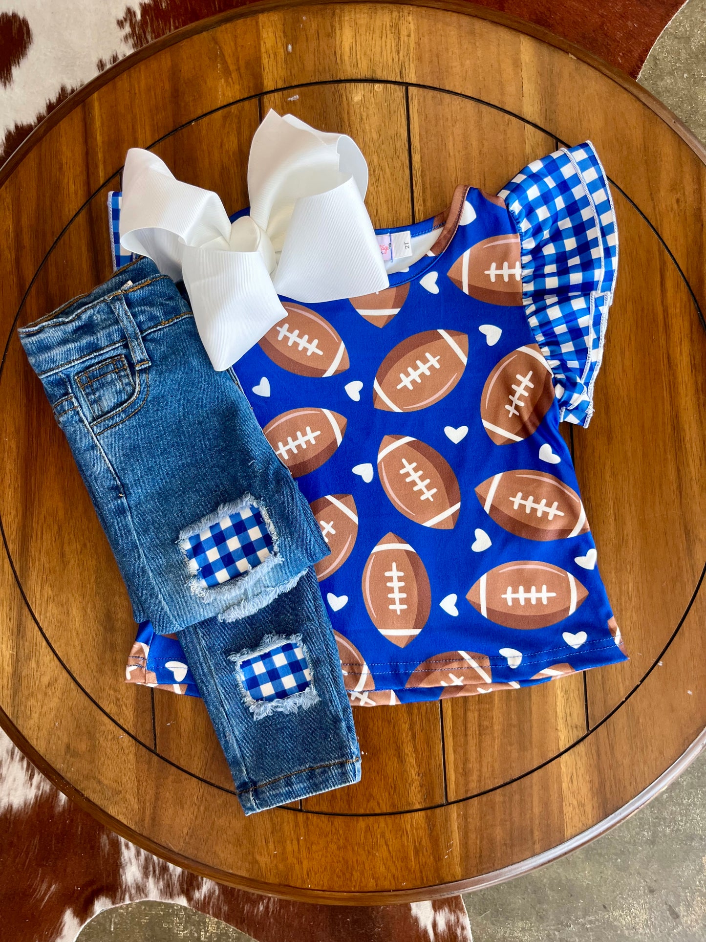 UK Football Girls Set - Blue