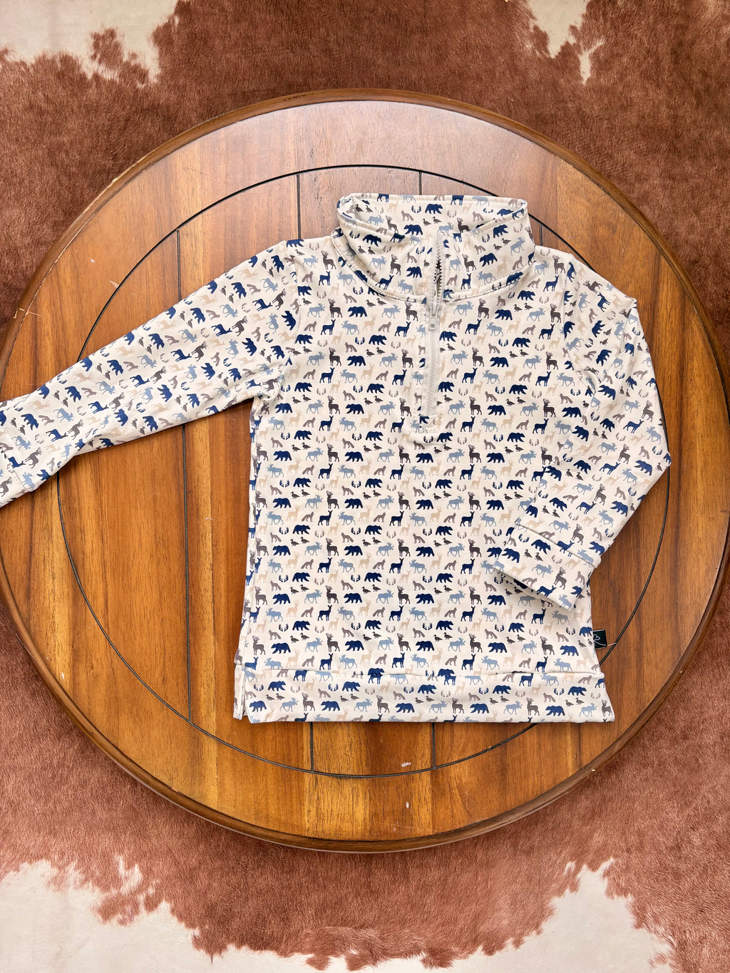 Woodland Silhouette Boy Quarter Zip
